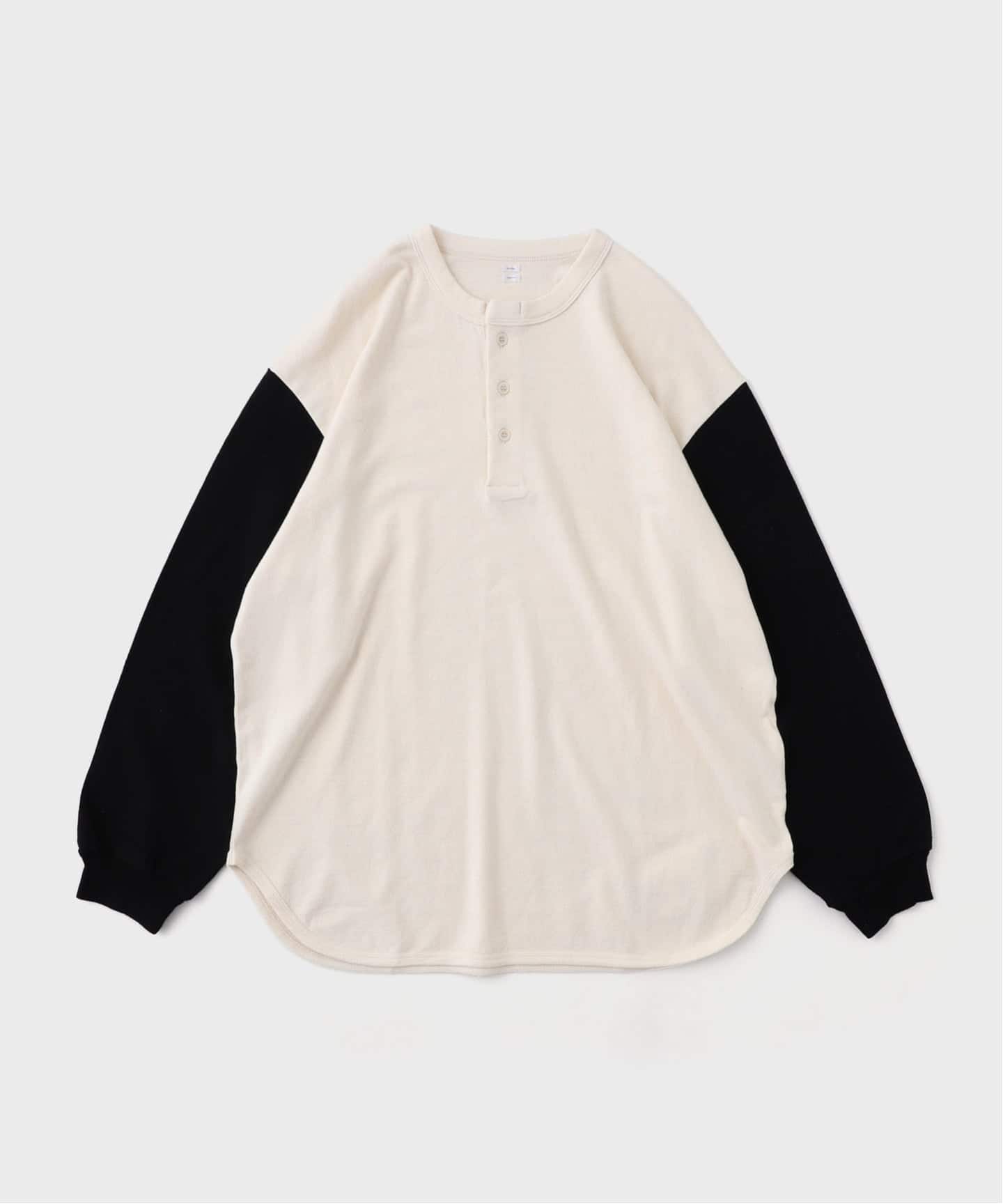 ブラームス blurhms C/Silk Nep ベースボールTシャツ blurhms (ブラームス) Co/Silk Nep Baseball Raglan Tee