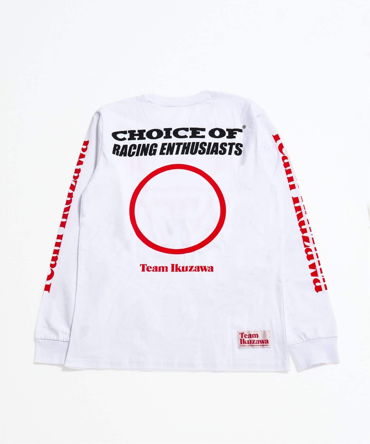 新品 未使用 Team Ikuzawa ロンT カットソー 白 XL Team Ikuzawa(チームイクザワ) TI RACE LONG T SHIRT（Tシャツ
