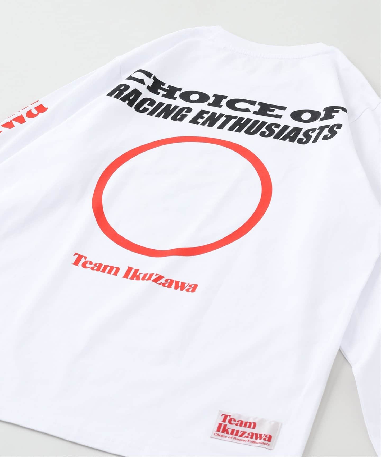 新品 未使用 Team Ikuzawa ロンT カットソー 白 XL Team Ikuzawa(チームイクザワ) TI RACE LONG T SHIRT（Tシャツ