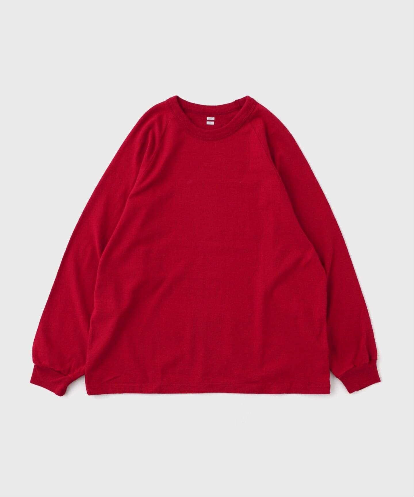 SINME ラグランカットソー レッド 七分袖カットソー レッド | SINME