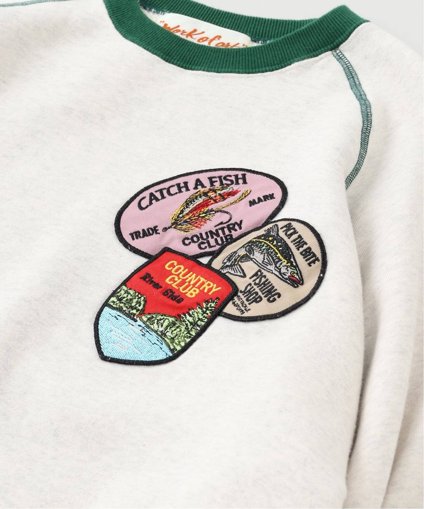 WORK OF ART(ワークオブアート)Raglan スウェット シャツ（スウェット