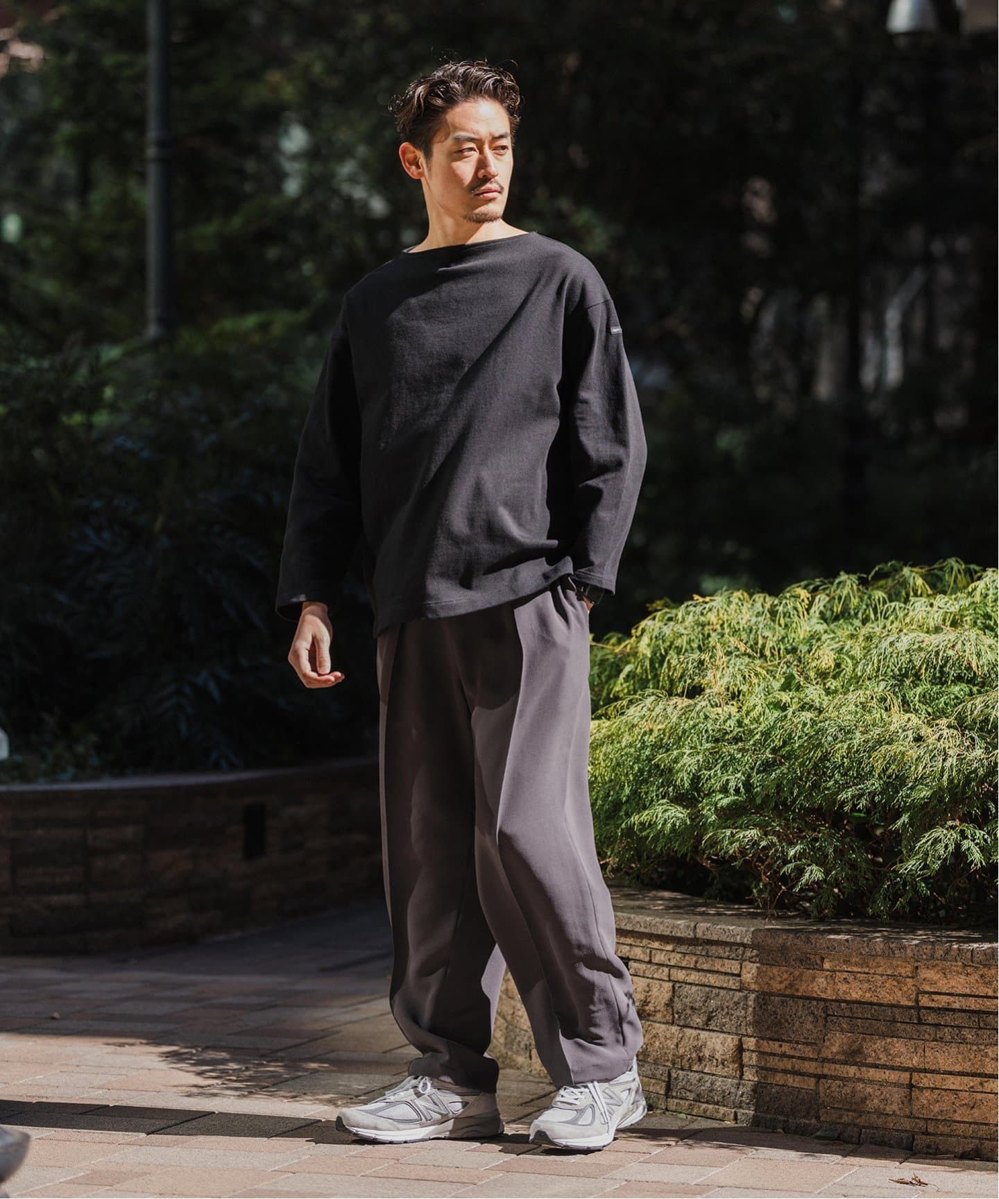 SAINT JAMES(セントジェームス) OUESSANT LOOSE SOLID（Tシャツ