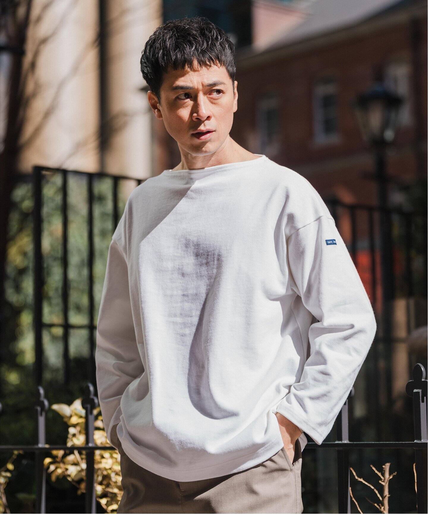 SAINT JAMES(セントジェームス) OUESSANT LOOSE SOLID（Tシャツ 