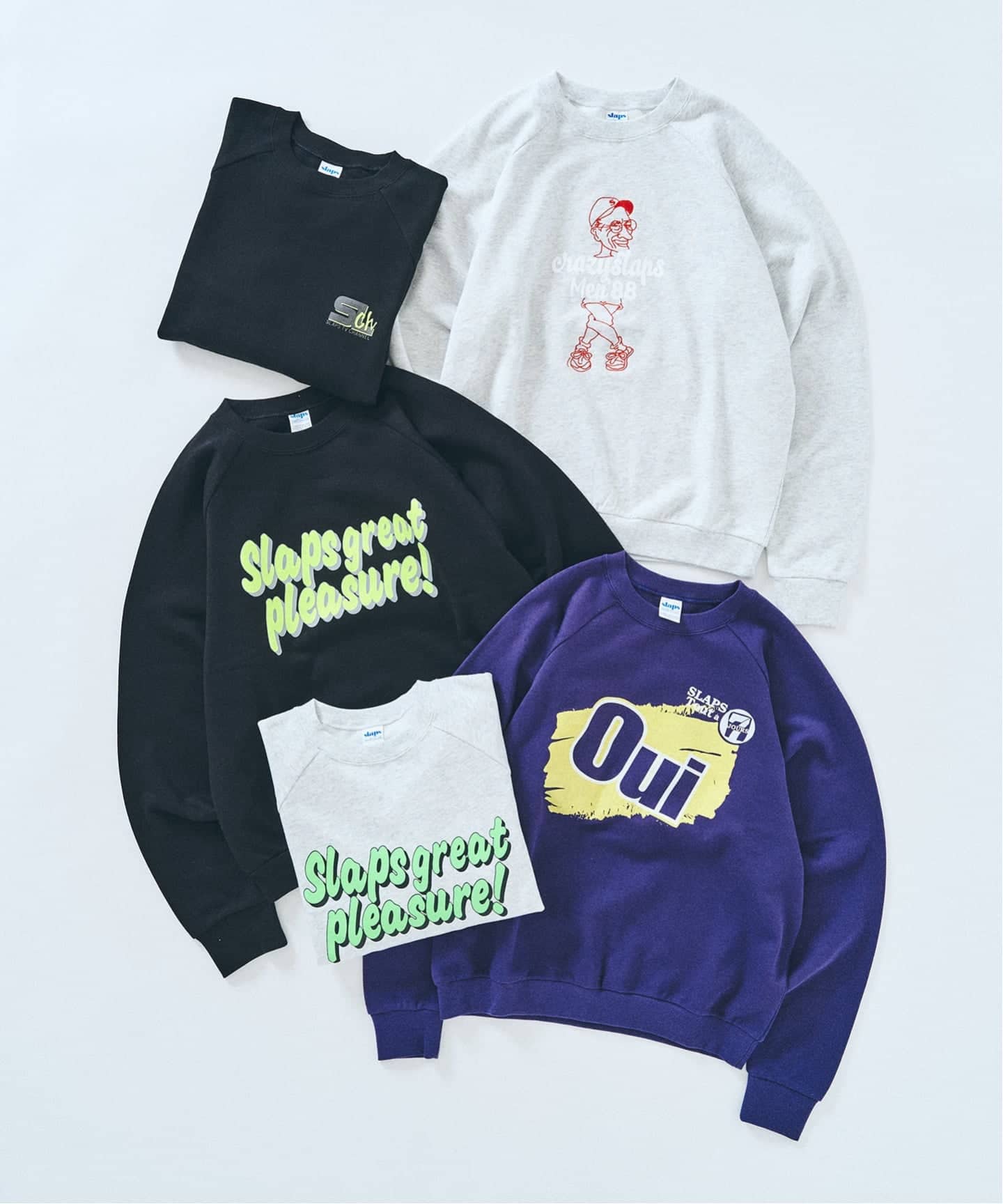Logo loose sweat コンビニATM支払い❌ SLAPS GRAPHIC SWEAT / スウェット（スウェット）｜417 EDIFICE