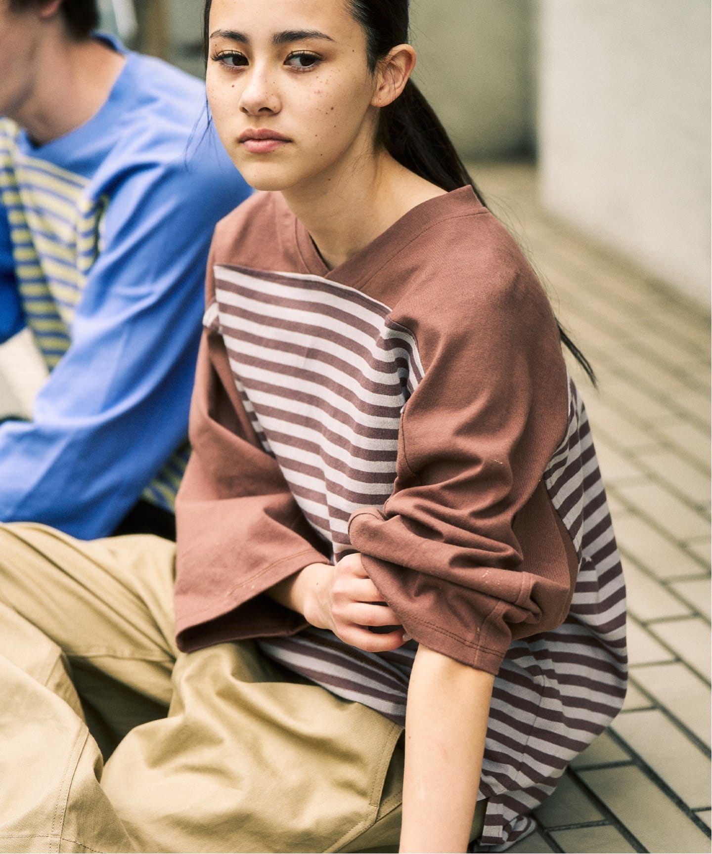 SLAPS ボーダーTシャツ（Tシャツ／カットソー）｜417 EDIFICE（フォー