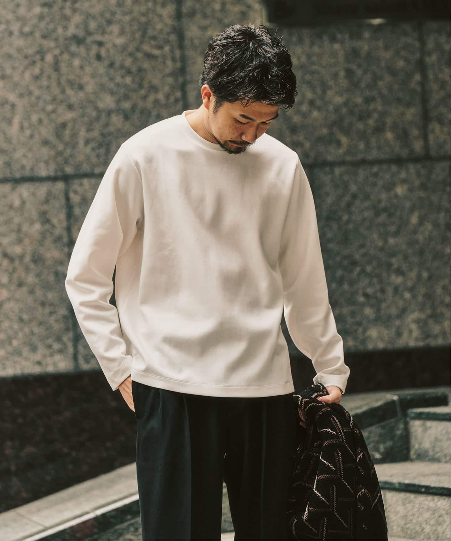 WEB限定 ”蓄熱”【Calefit】ヒートシフトユーティリティL/S Tee（T