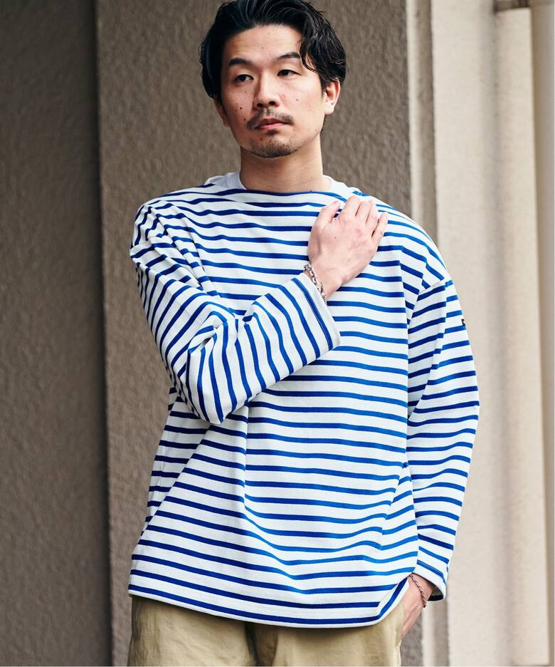 SAINT JAMES (セントジェームス) 別注 ウエッソン ルーズ ボーダー（T 