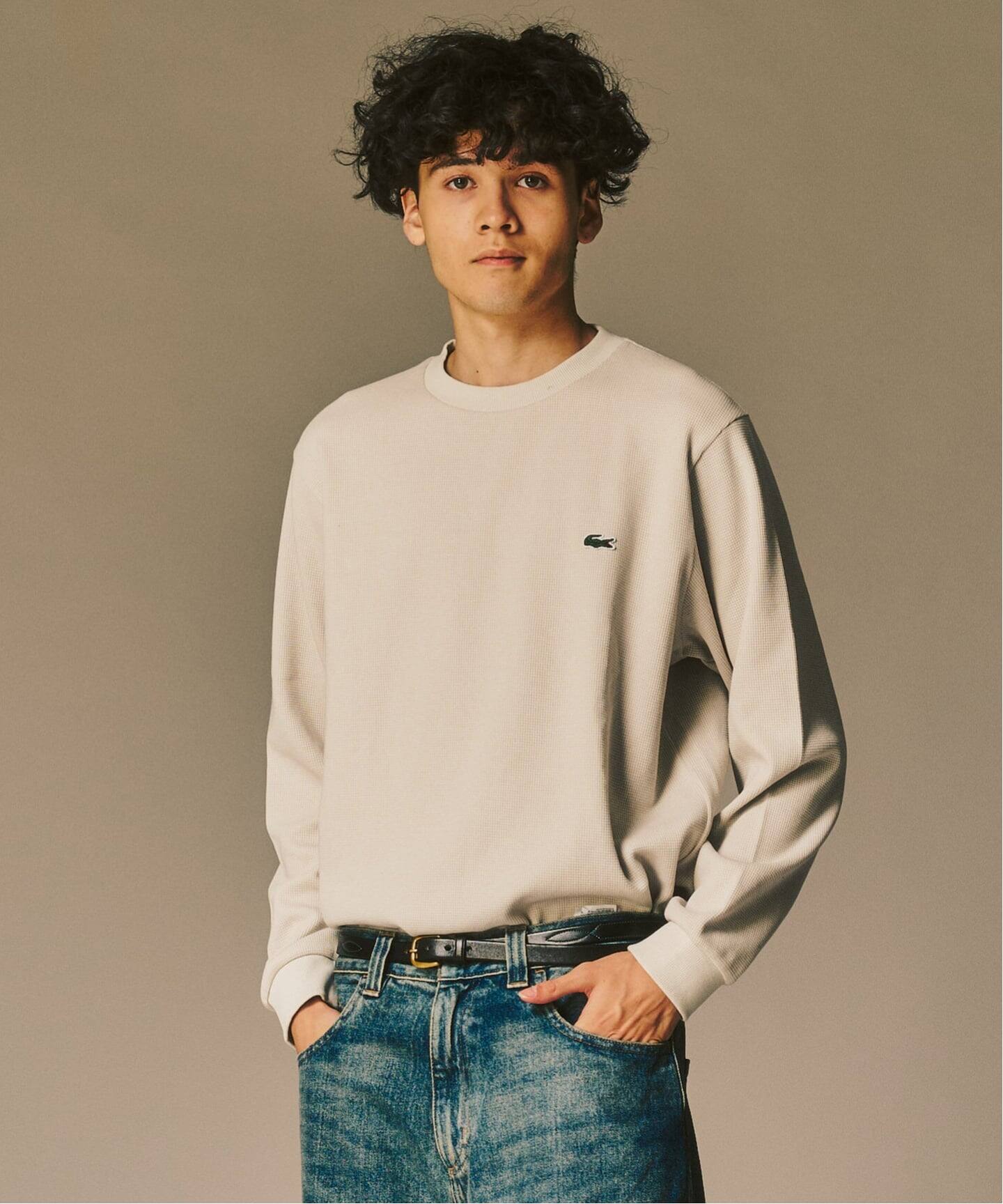 LACOSTE / ラコステ】 別注 ワッフルL/S カットソー（Tシャツ 
