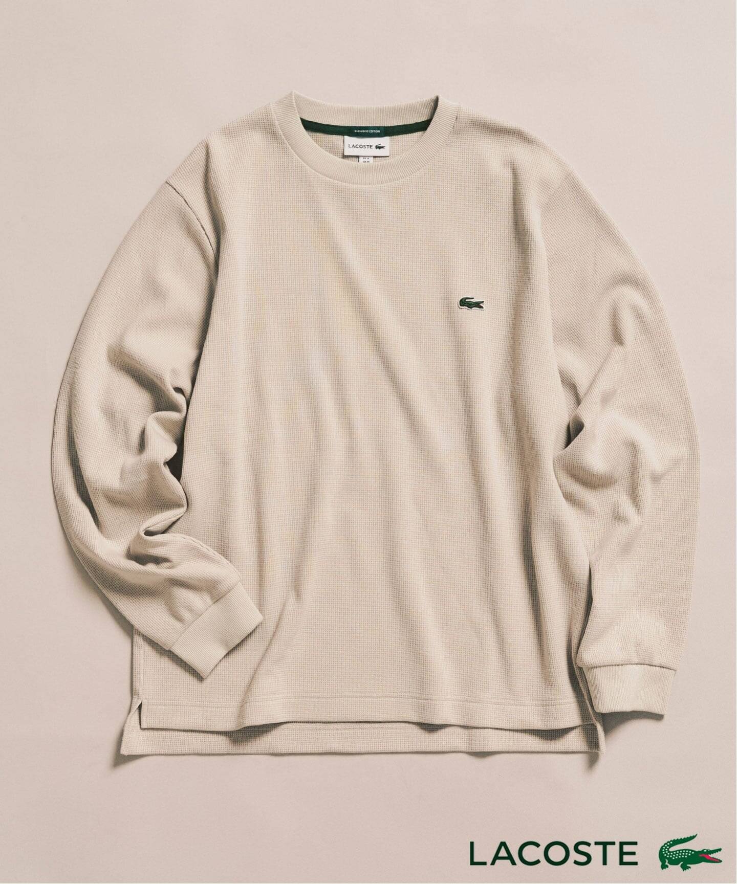 LACOSTE / ラコステ】 別注 ワッフルL/S カットソー（Tシャツ 