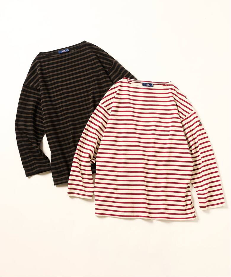 SAINT JAMES / セントジェームス 別注 ウエッソン ルーズ ボーダー（T 