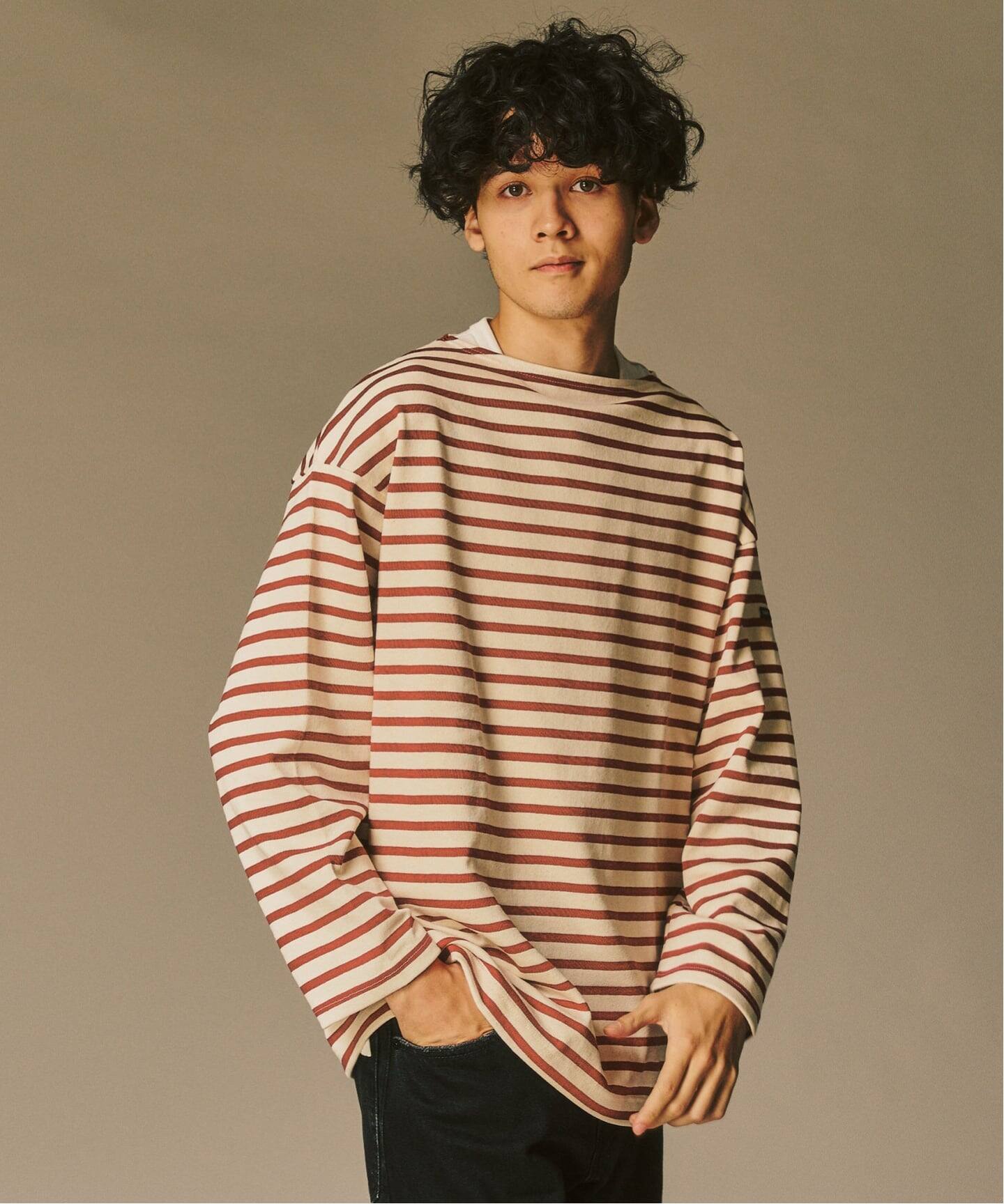 SAINT JAMES / セントジェームス 別注 ウエッソン ルーズ ボーダー（T