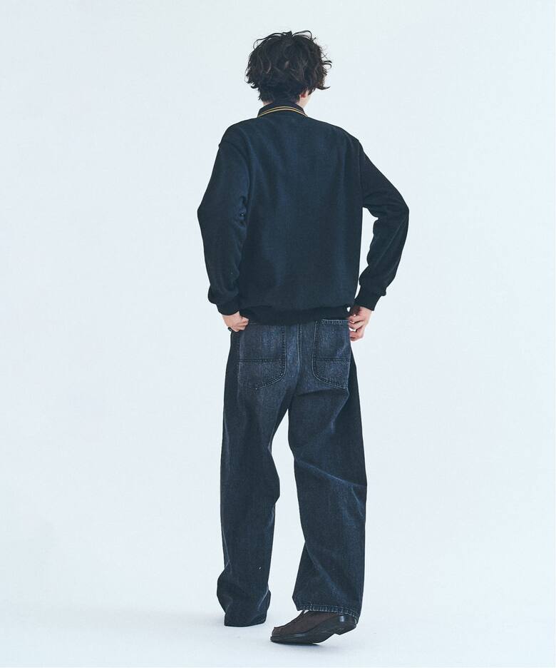 FRED PERRY / フレッドペリー417別注 ハーフジップ リブカラー 
