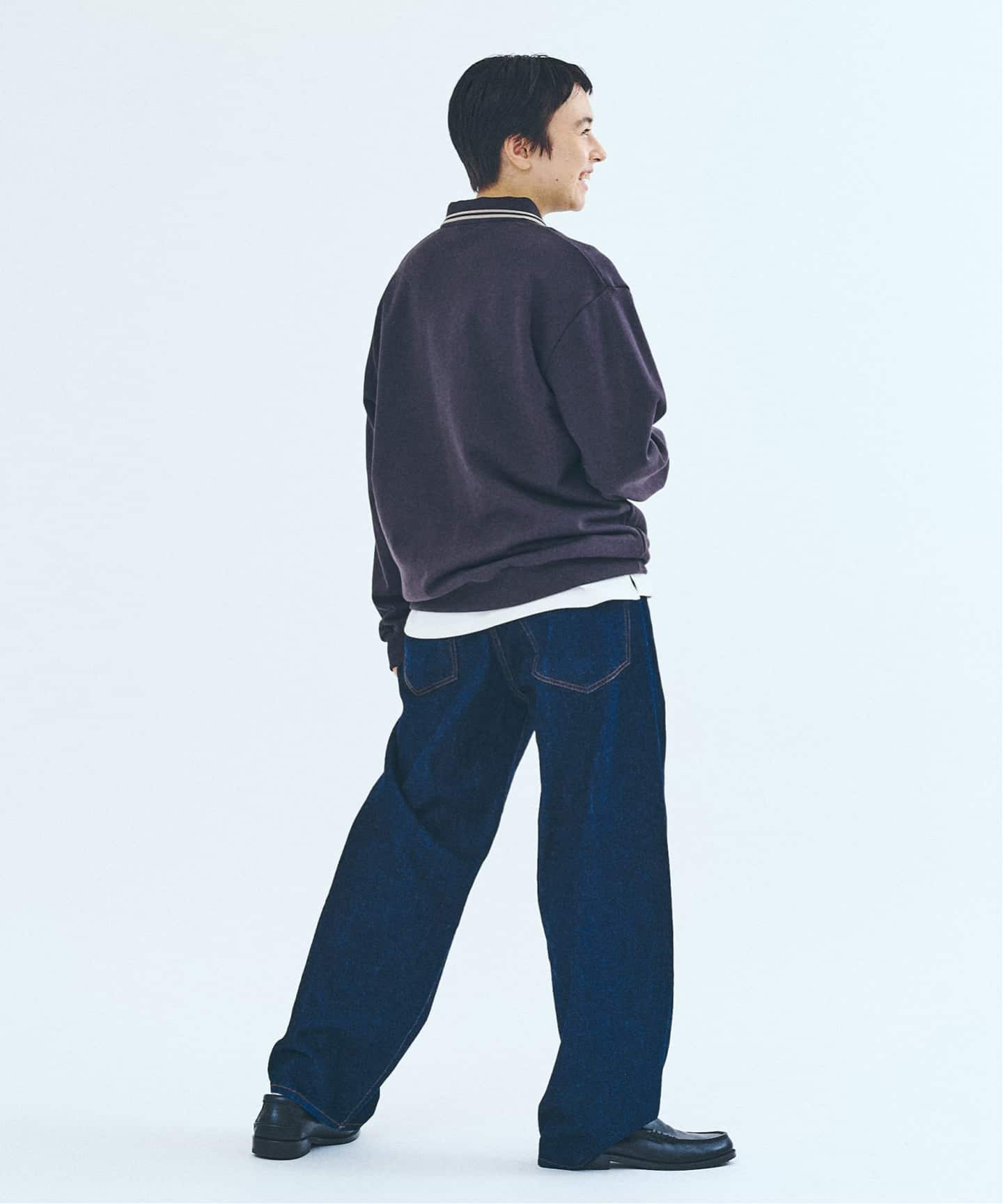 FRED PERRY / フレッドペリー417別注 ハーフジップ リブカラー
