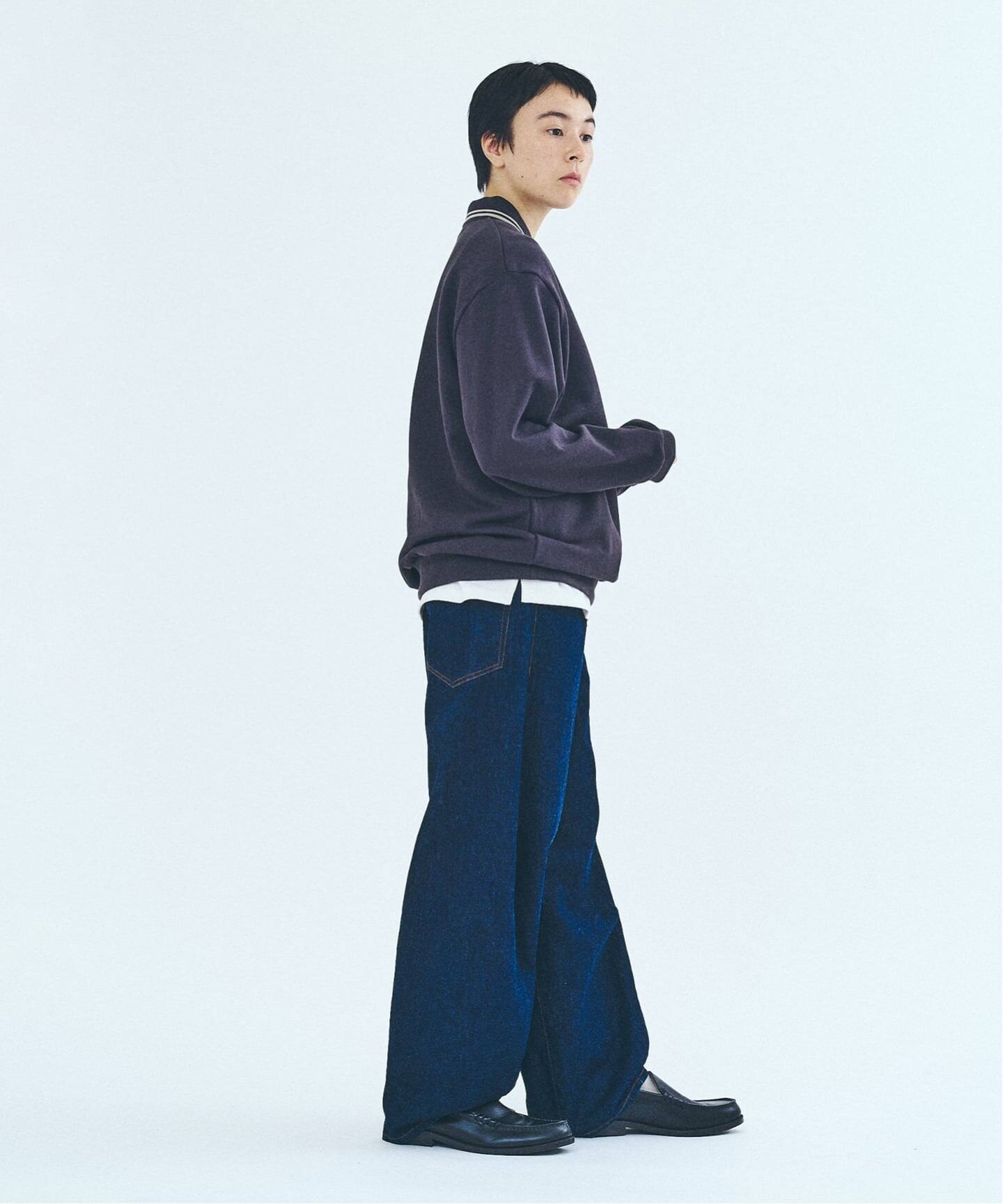 FRED PERRY / フレッドペリー417別注 ハーフジップ リブカラー