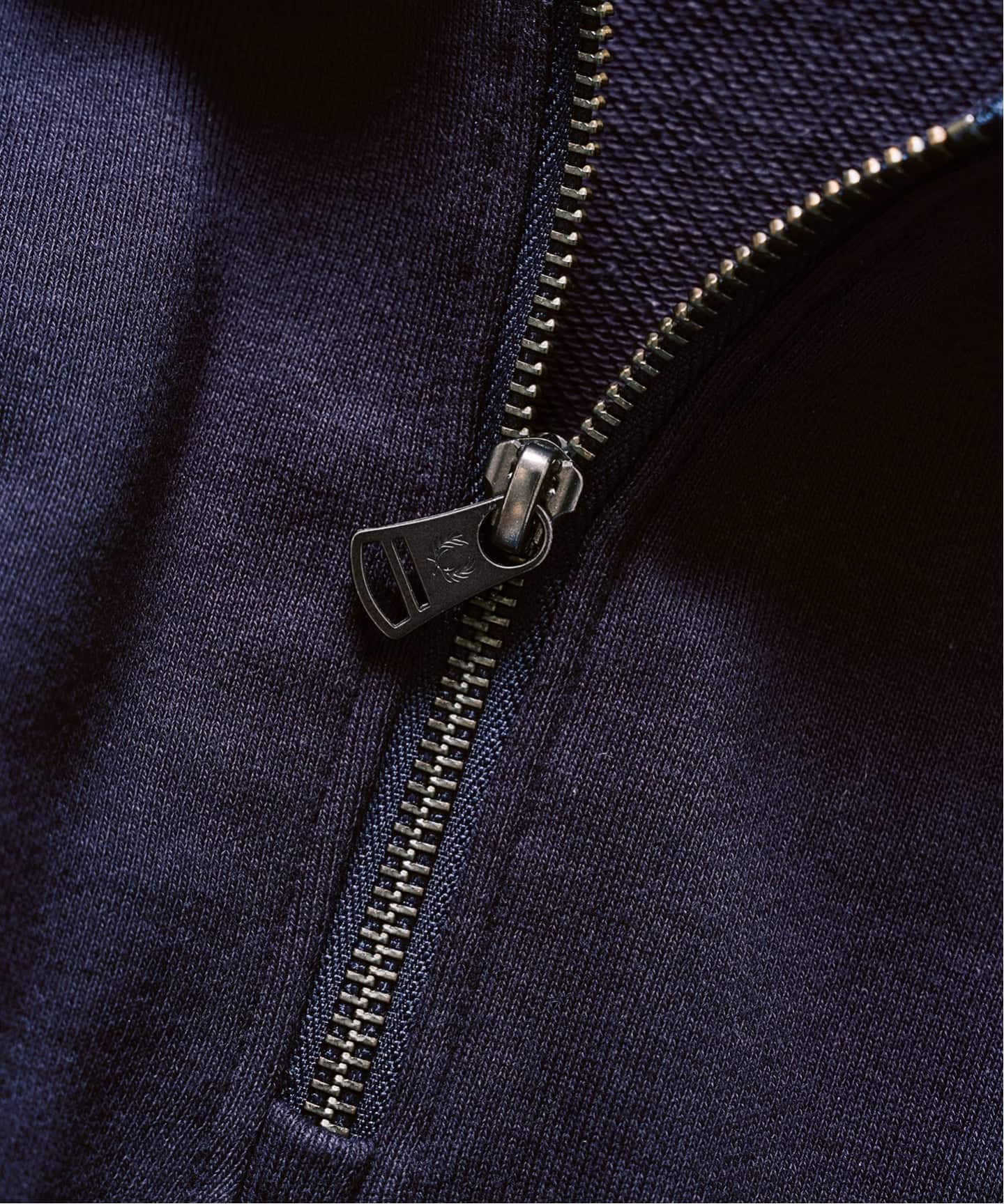 FRED PERRY / フレッドペリー417別注 ハーフジップ リブカラー