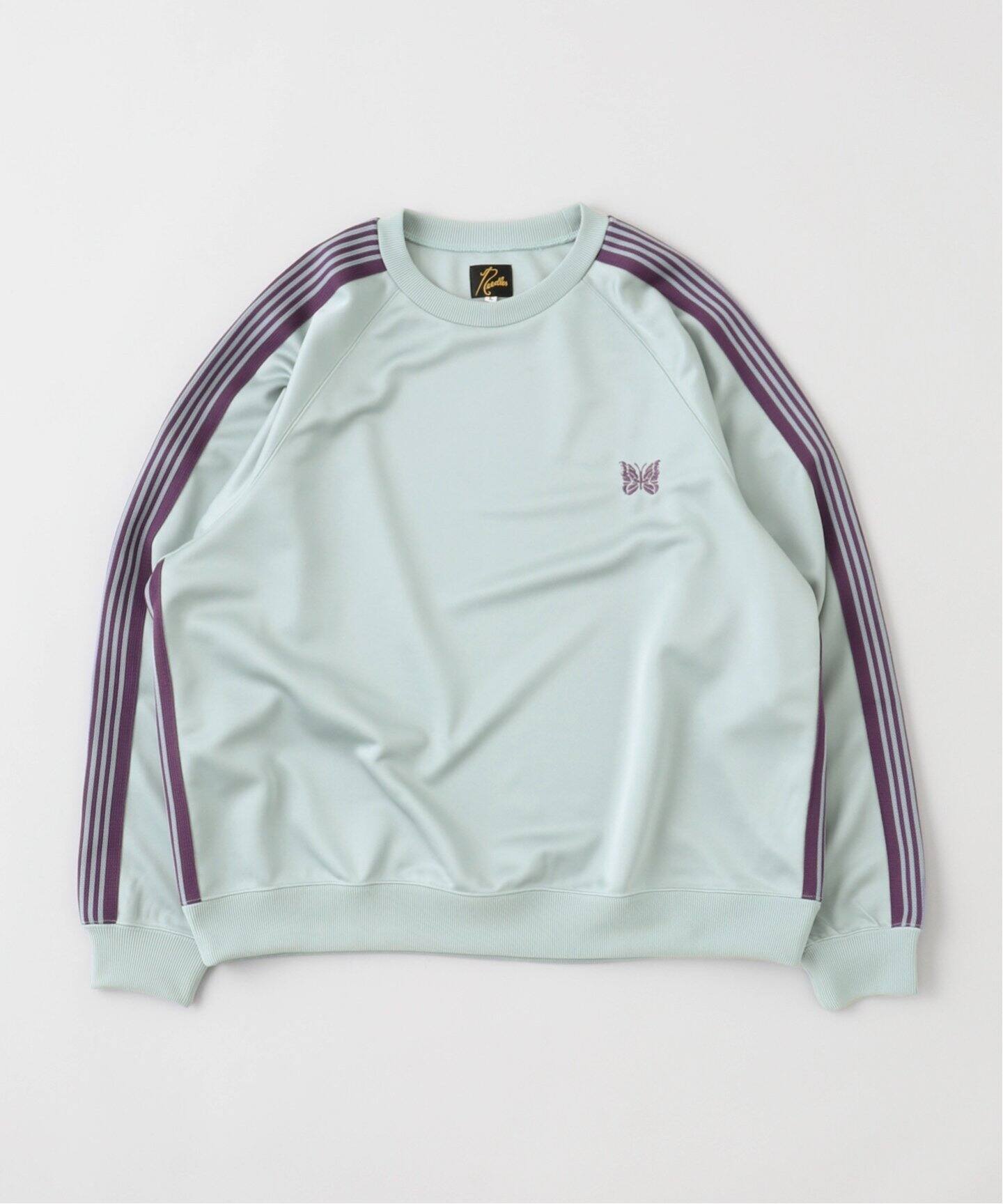 NEEDLES / ニードルズ Track Crew Neck Shirt - Poly Smooth 