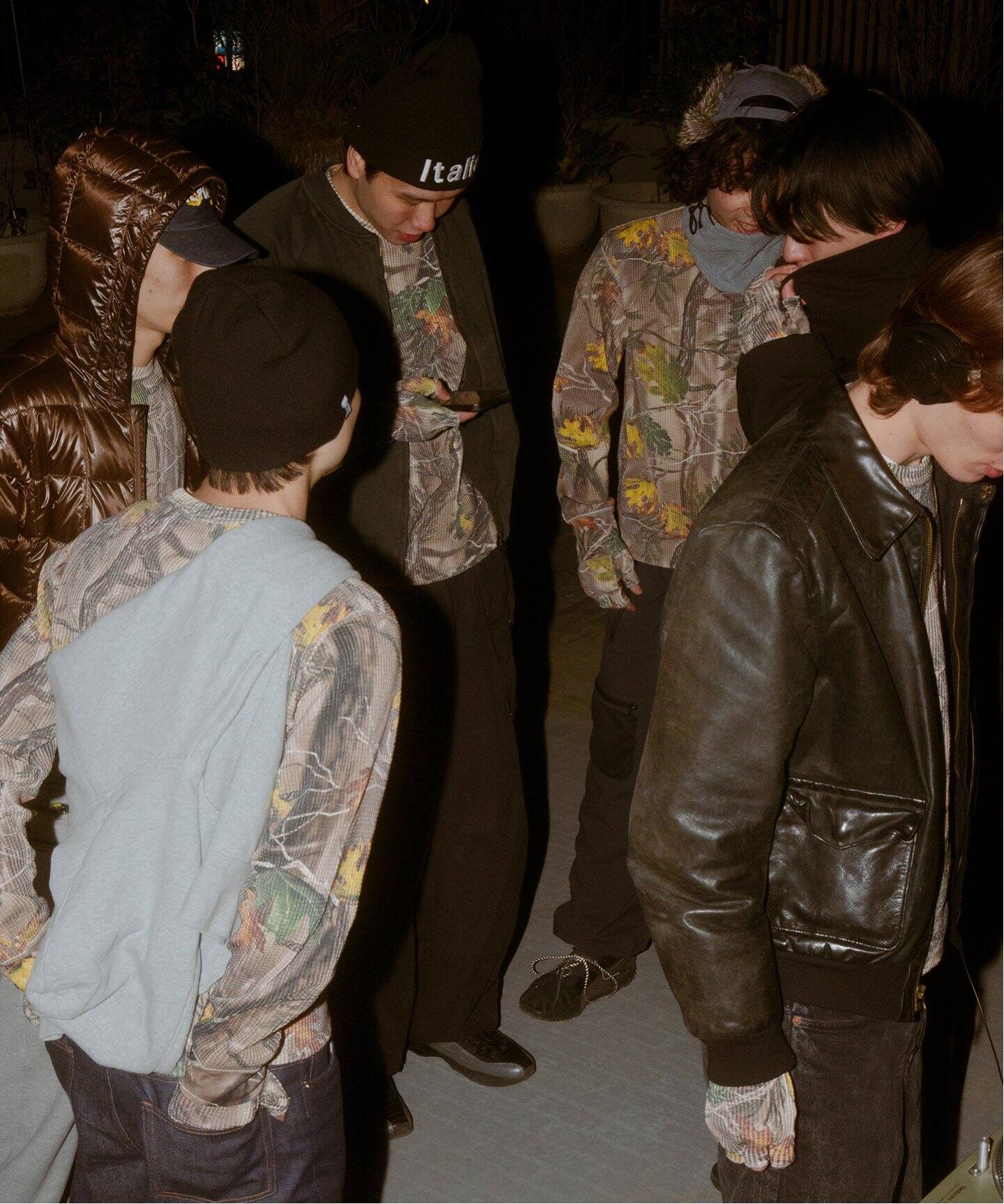 VALLAD / バラッド】カモ サーマル ロング Tee（Tシャツ／カットソー  