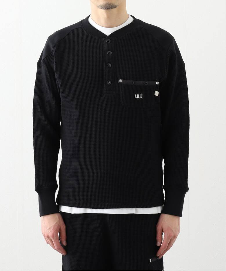 FAF / フェイク アス フラワーズ】LS ポケット サーマル ロンT（T 