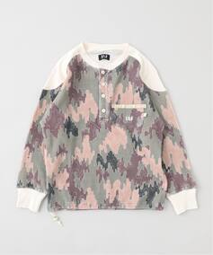 FAF / フェイク アス フラワーズ】LS ポケット サーマル ロンT（T 