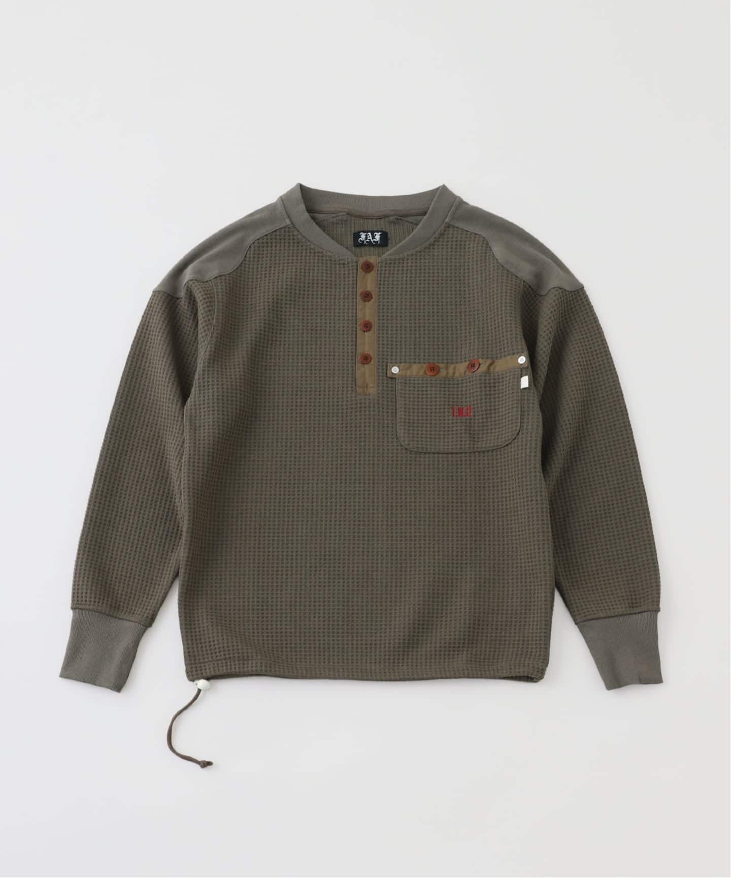 トップス FAF FAKE AS FLOWERS THERMAL HENLEY トップス FAF FAKE AS FLOWERS THERMAL HENLEY FAF / フェイク アズ