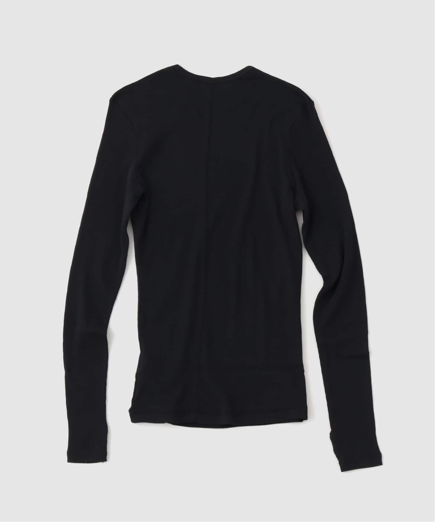 NO MAINTENANCE / ノーメンテナンス ORI RIBBED LONG SLEEVE T