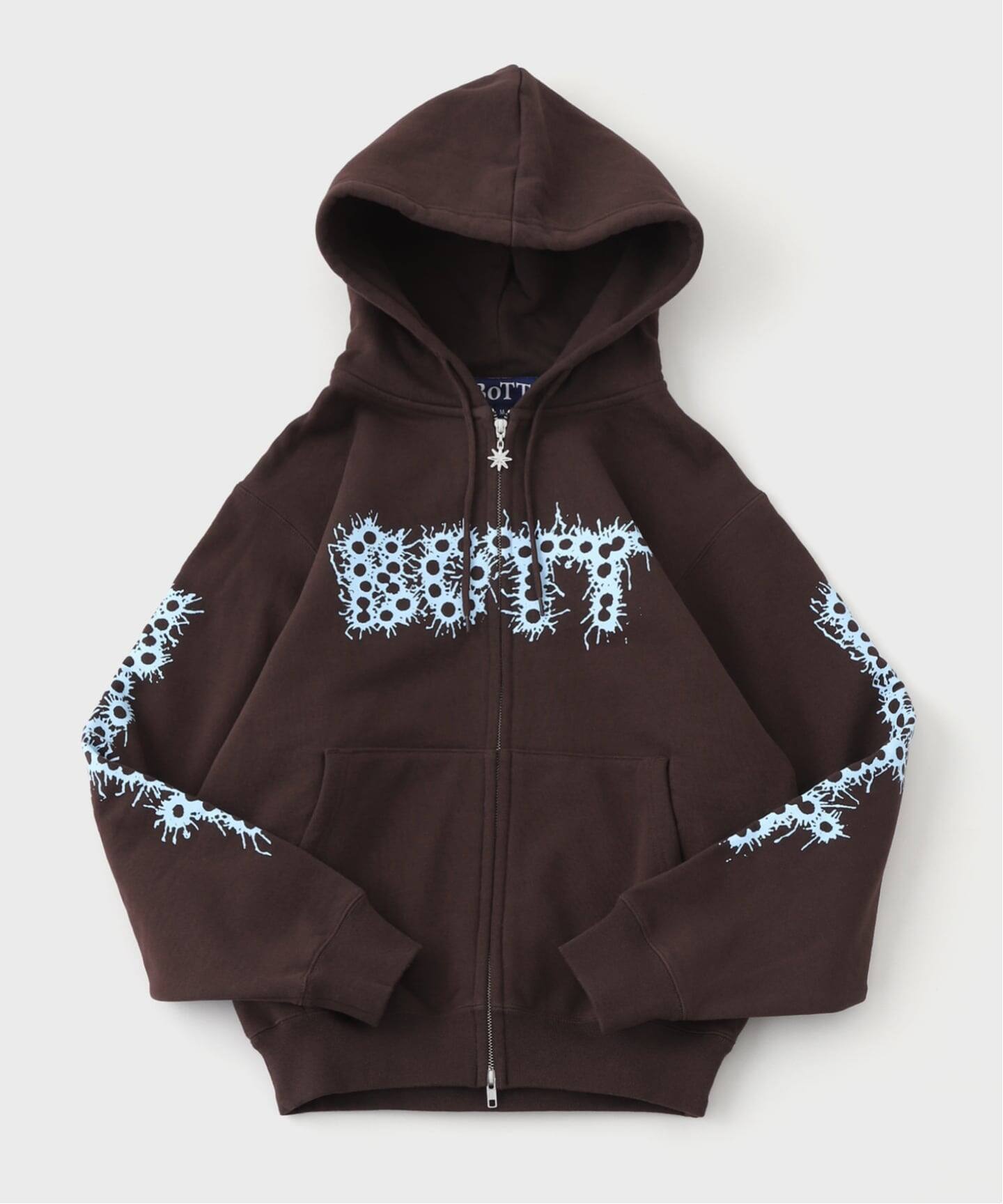 BoTT ボット Hoodie トレーナー フーディ パーカー BoTT / ボット BANG LOGO ZIP HOODIE（パーカー）｜PULP（パルプ）の