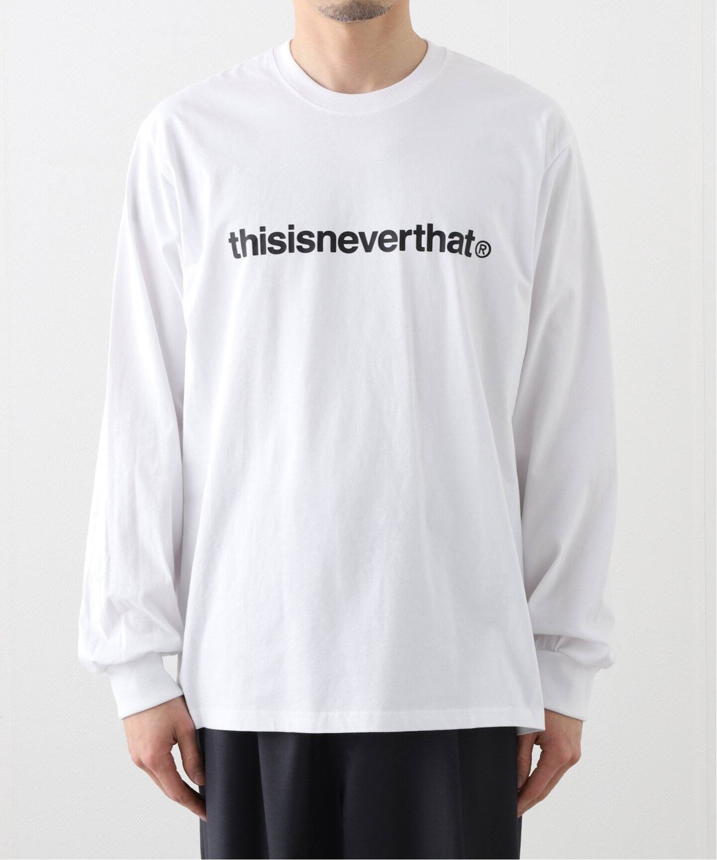 thisisneverthat / ディスイズネバーザット】T-LOGO L/S TEE（Tシャツ