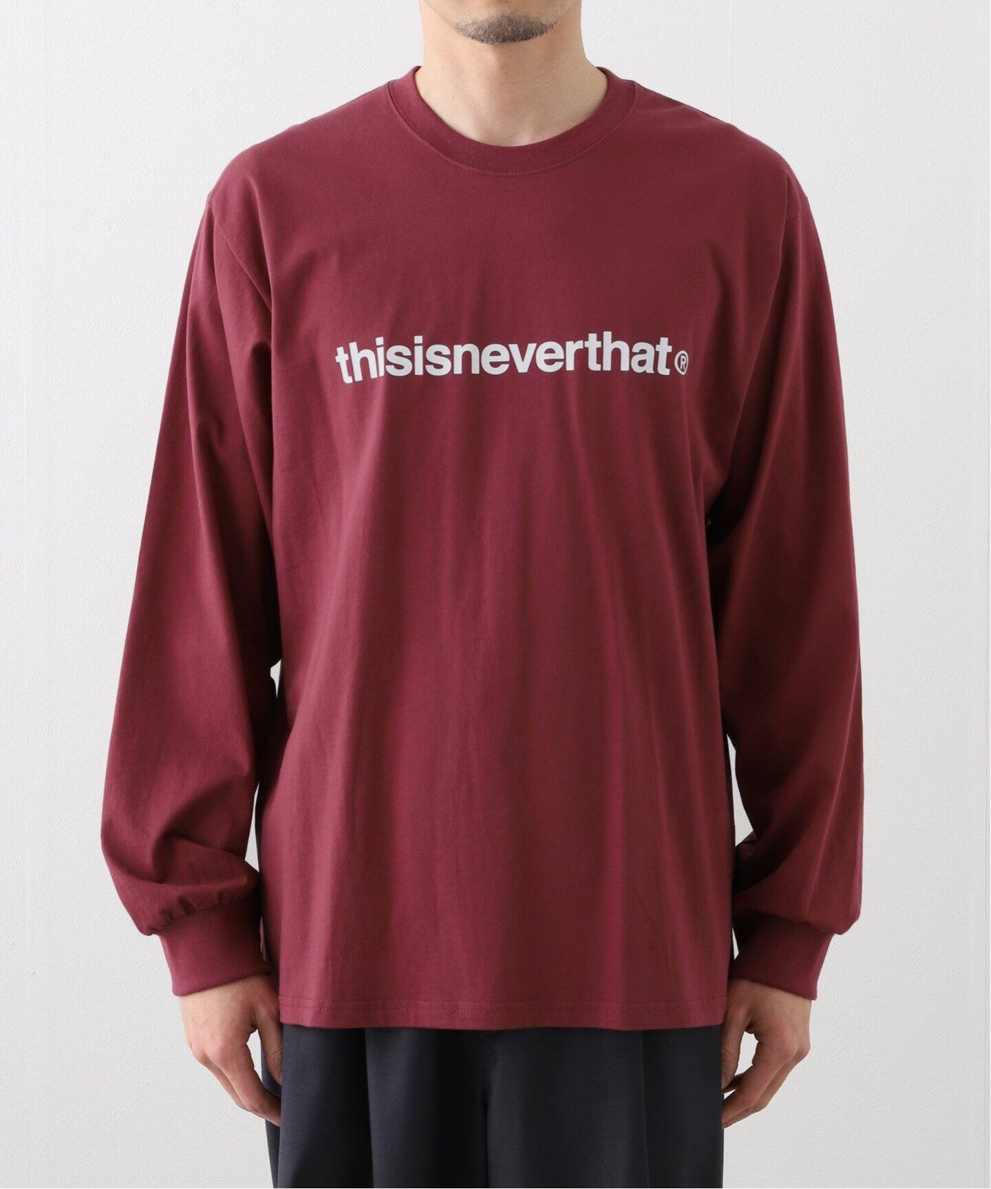 thisisneverthat / ディスイズネバーザット】T-LOGO L/S TEE（Tシャツ