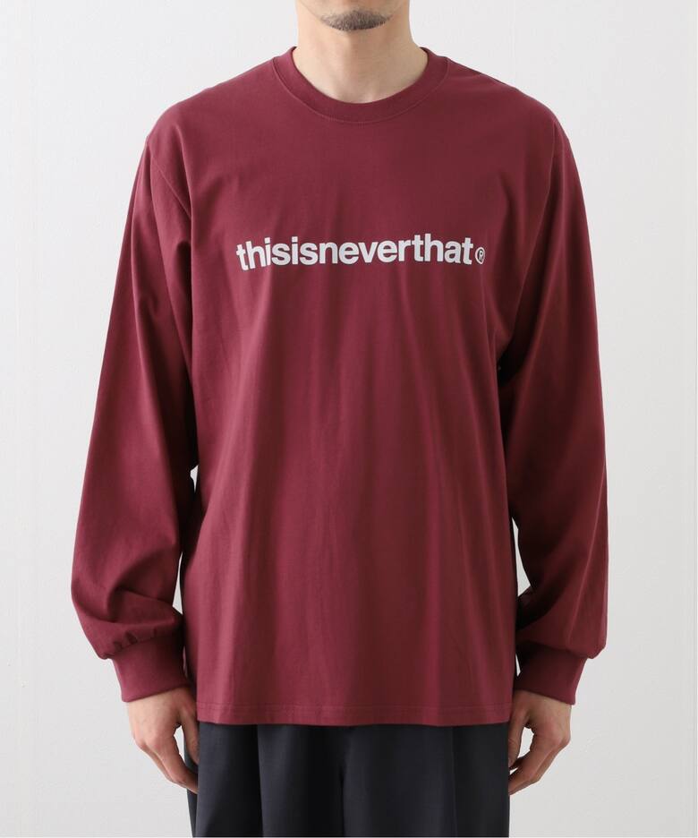 thisisneverthat / ディスイズネバーザット】T-LOGO L/S TEE（Tシャツ 
