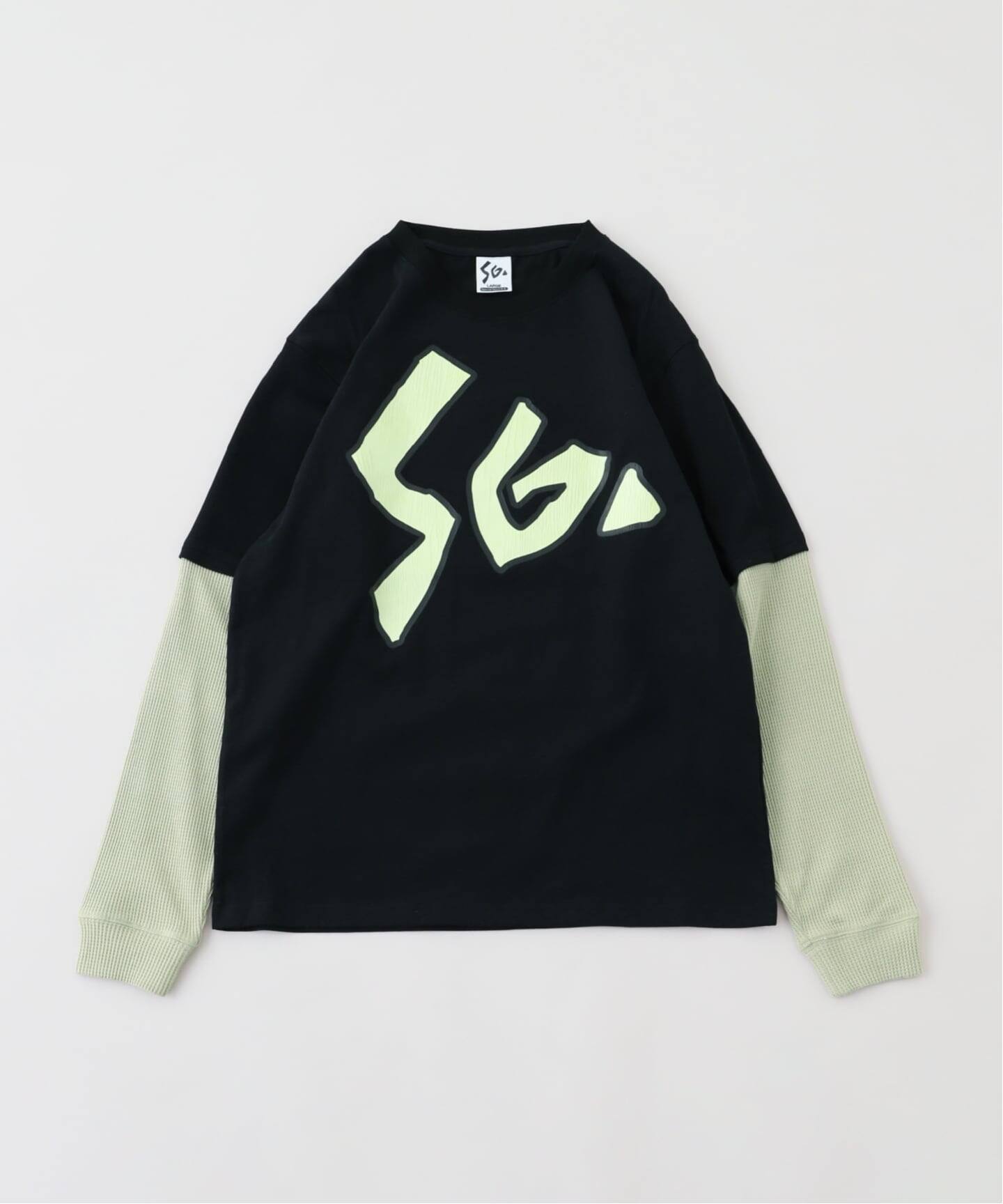 スペシャルゲスト Special Guest Easyシャツ ダークグリーン SPECIAL GUEST / スペシャルゲスト SG FAKE LAYERD LS TEE（Tシャツ