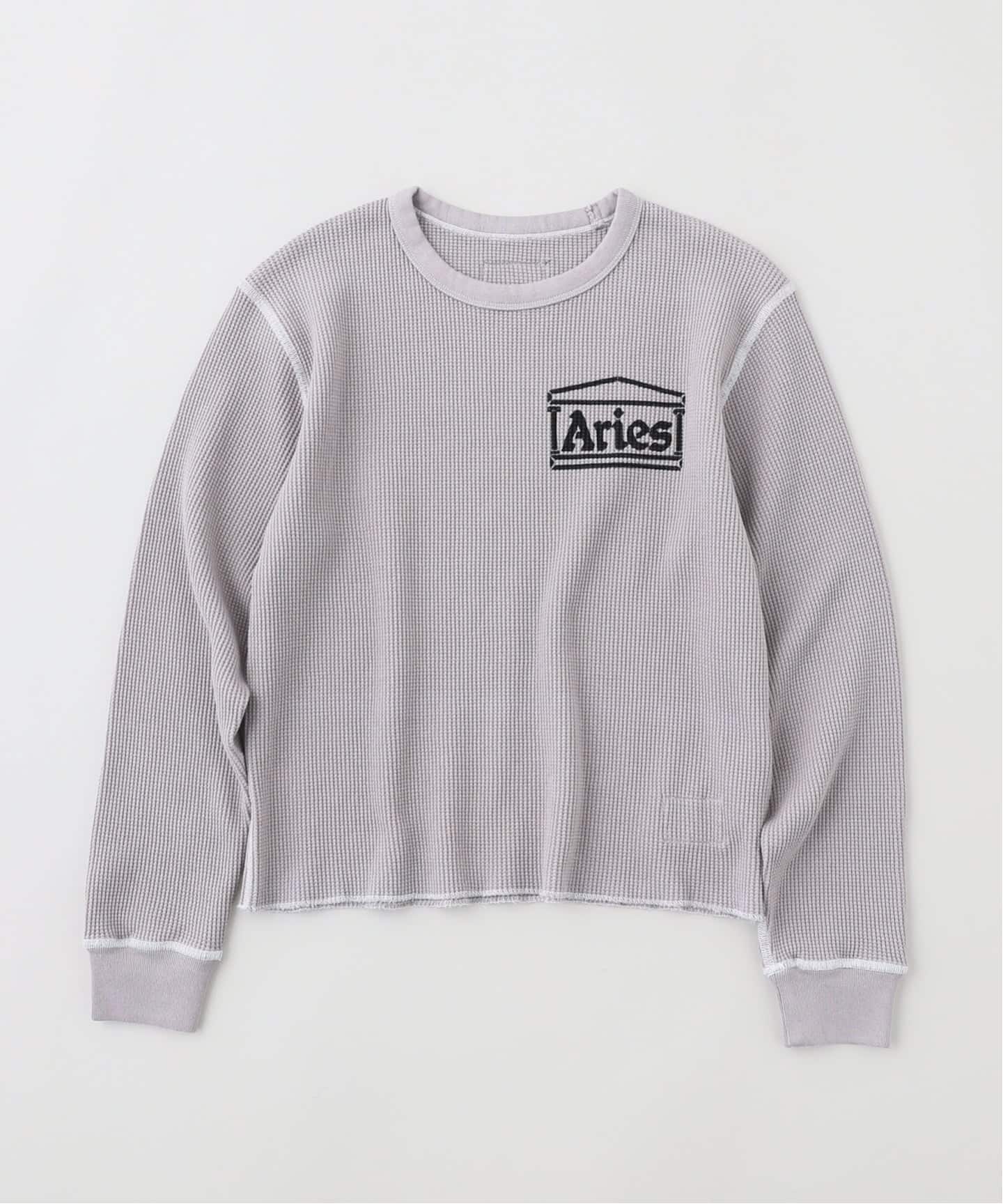 ARIES ロンT ARIES / アリーズ REVERSIBLE TEMPLE WAFFLE LS TEE / AR40666