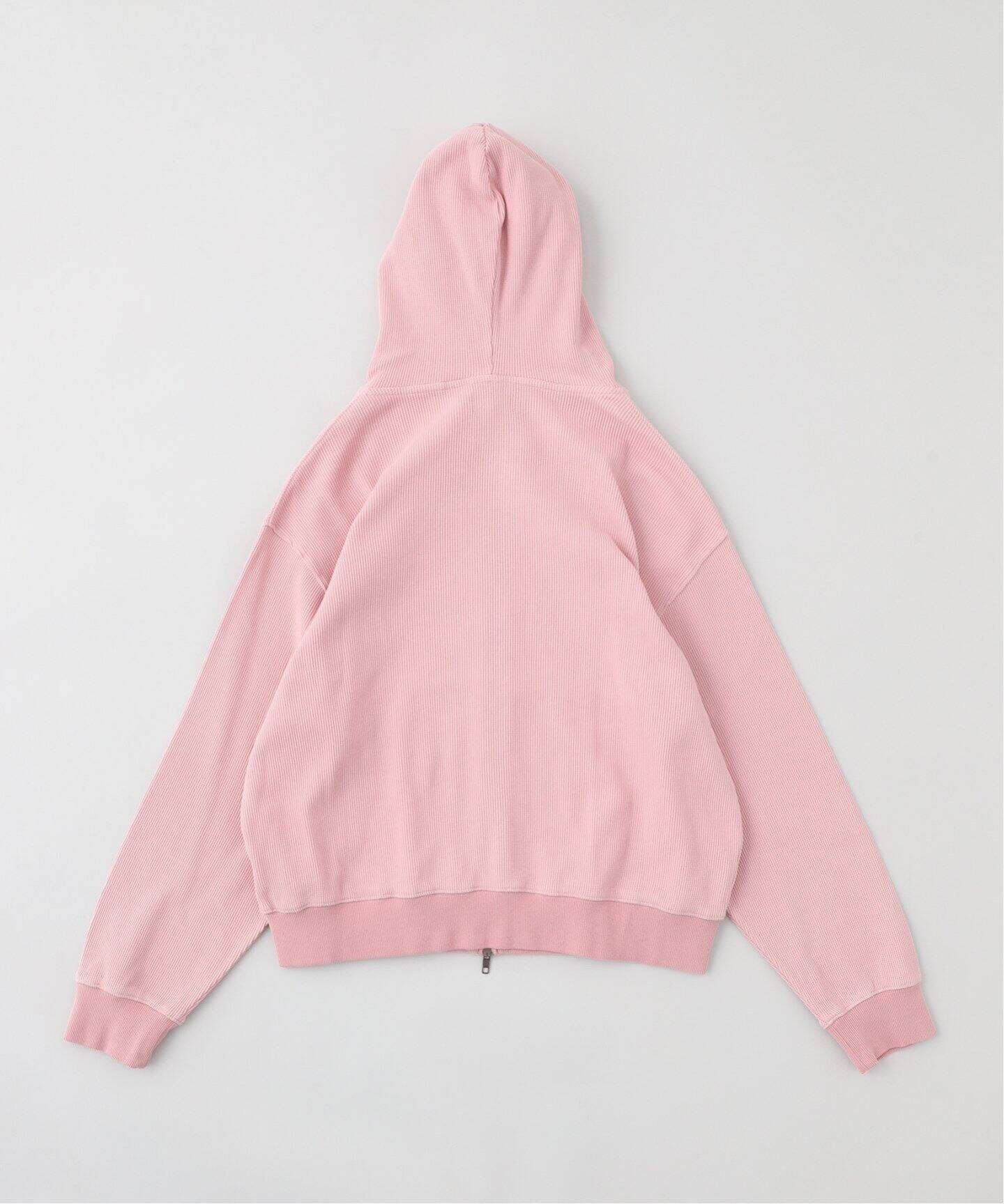 WOKE EDGE / ウォークエッジ WASHED THERMAL ZIP HOODIE（パーカー 