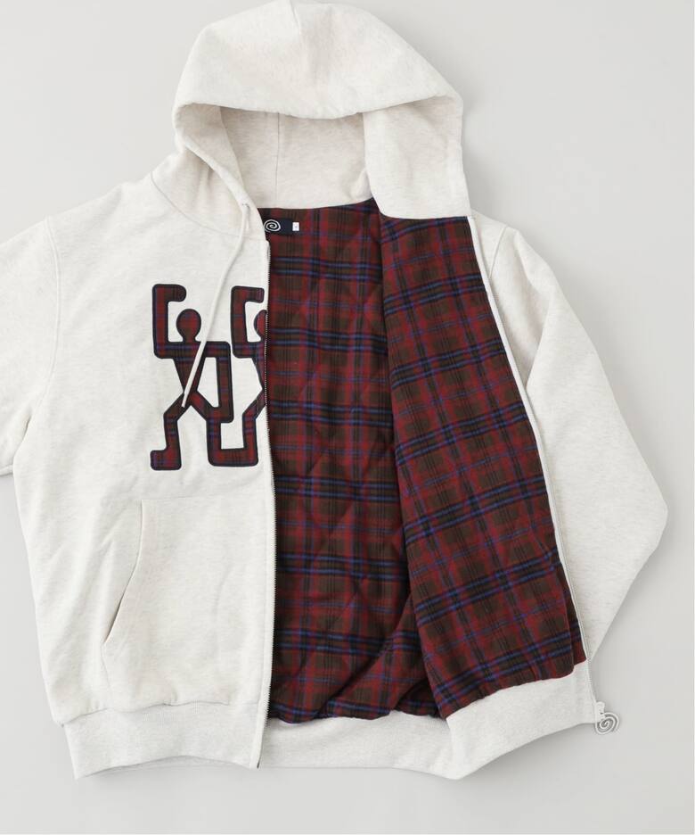 SOL soonerorlater / スーナーオアレイター 3GUYS PADDED ZIP HOODIE 