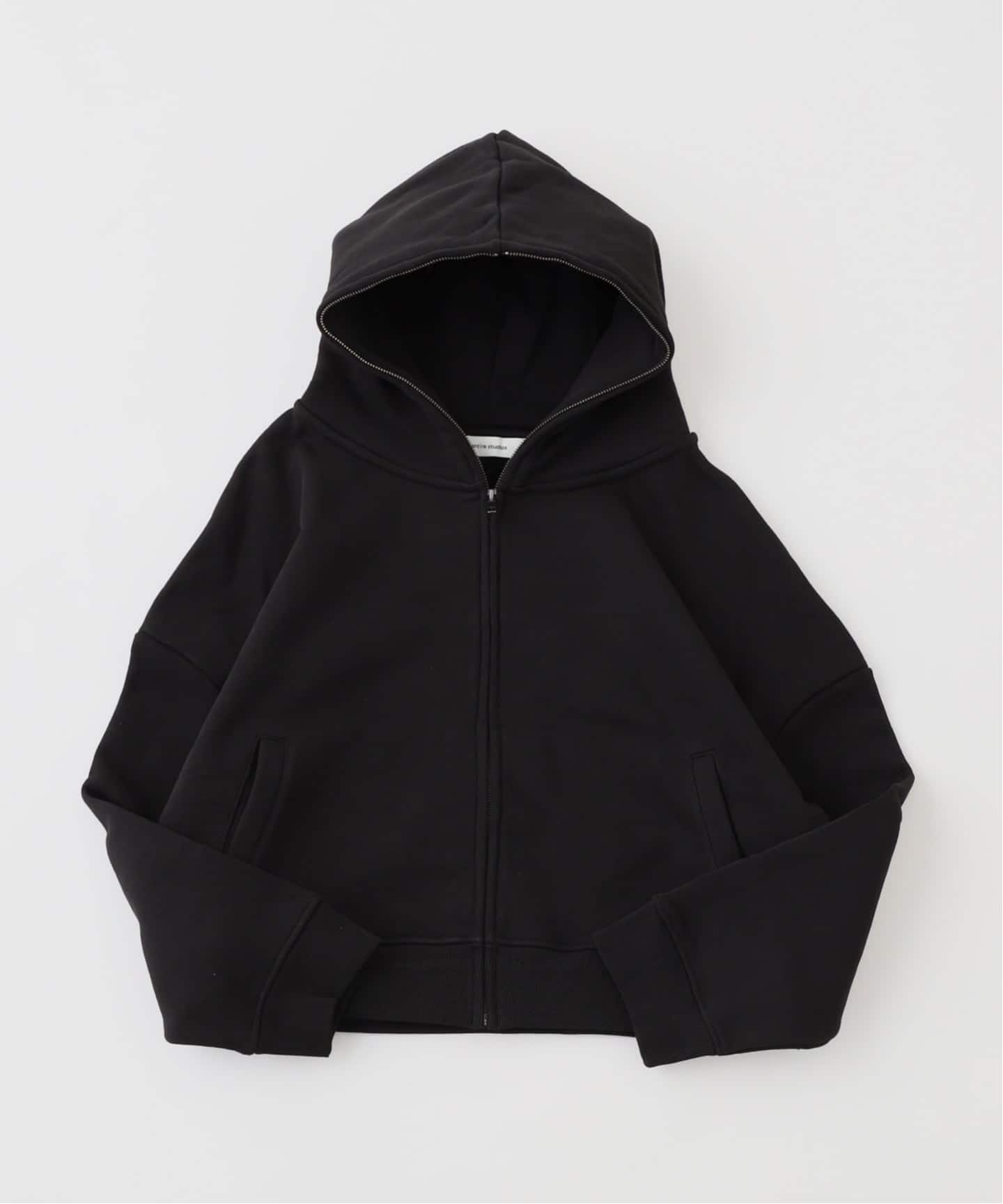entire studios eternal zipブラックパーカー Sサイズ entire studios - エターナル ジップアップ フーディー パーカー
