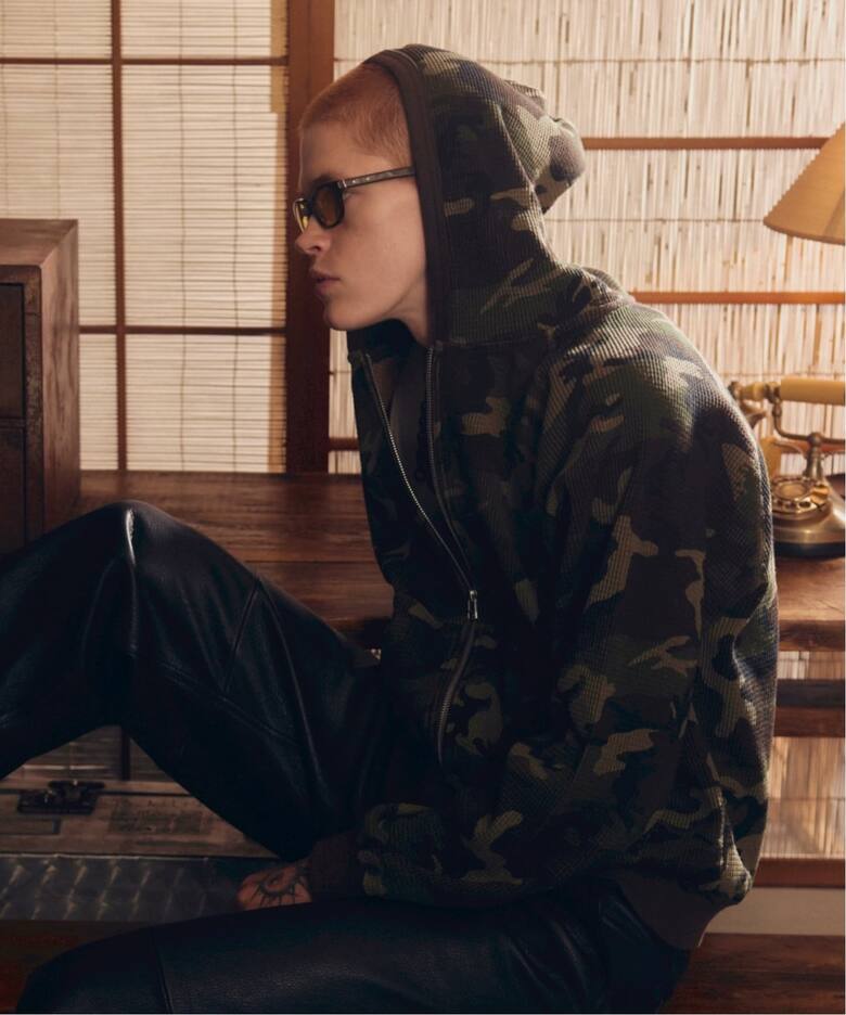 refomed / リフォメッド FRESH MAN ZIP UP HOODIE CAMO（パーカー 