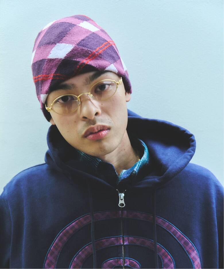SOL soonerorlater / スーナーオアレイター EX PLAID ZIP HOODIE 