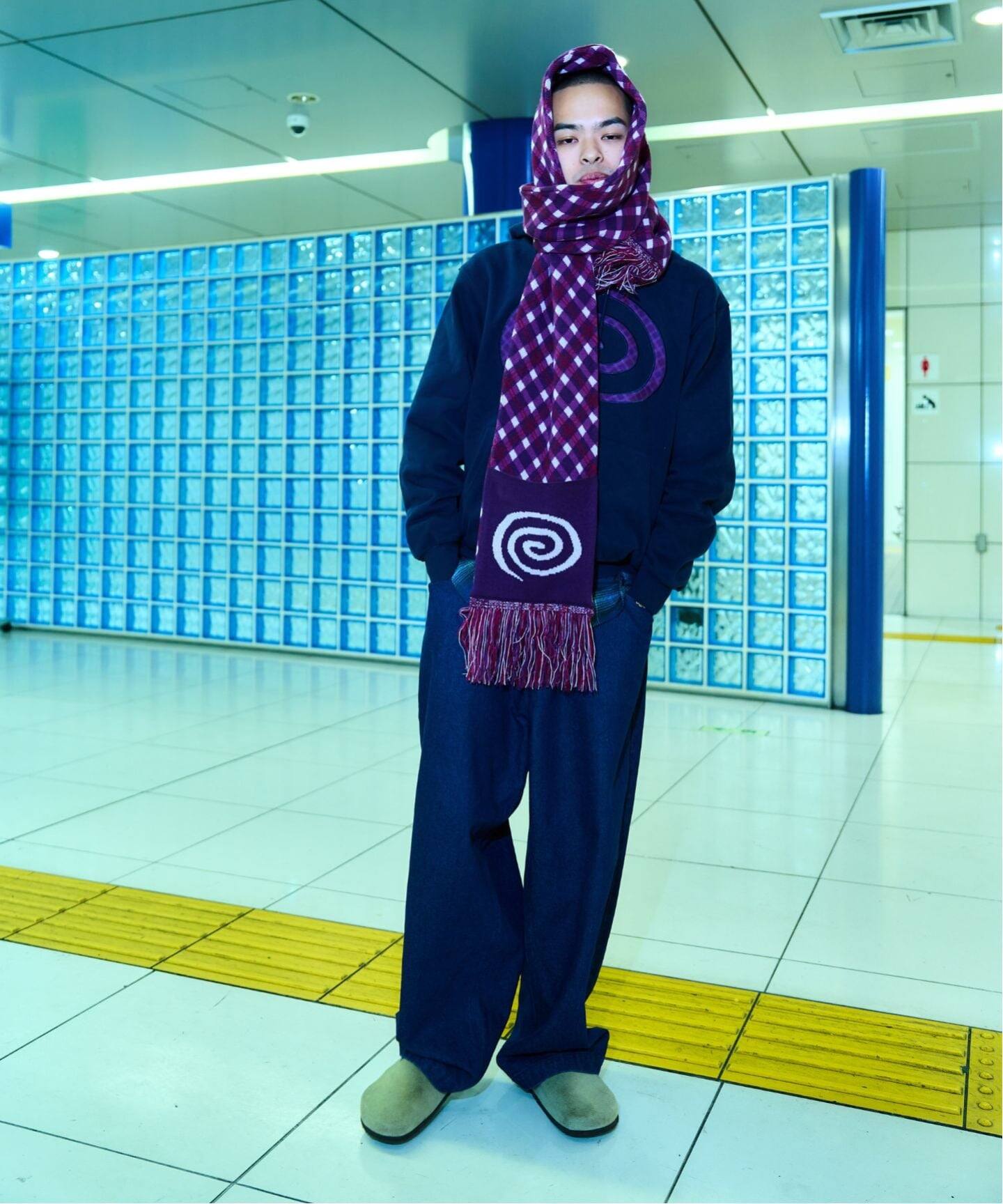 SOL soonerorlater / スーナーオアレイター EX PLAID ZIP HOODIE