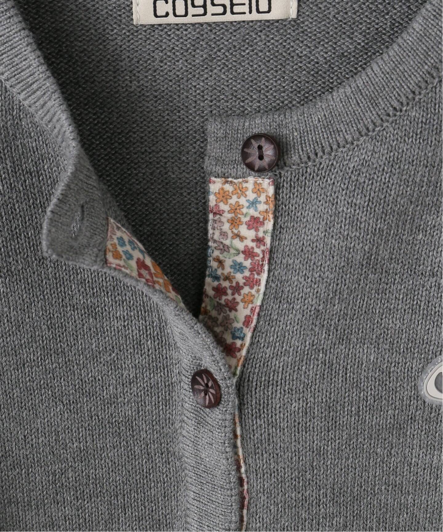 Geek Office / ギークオフィス】COYSEIO / FLOWER PLACKET CARDIGAN