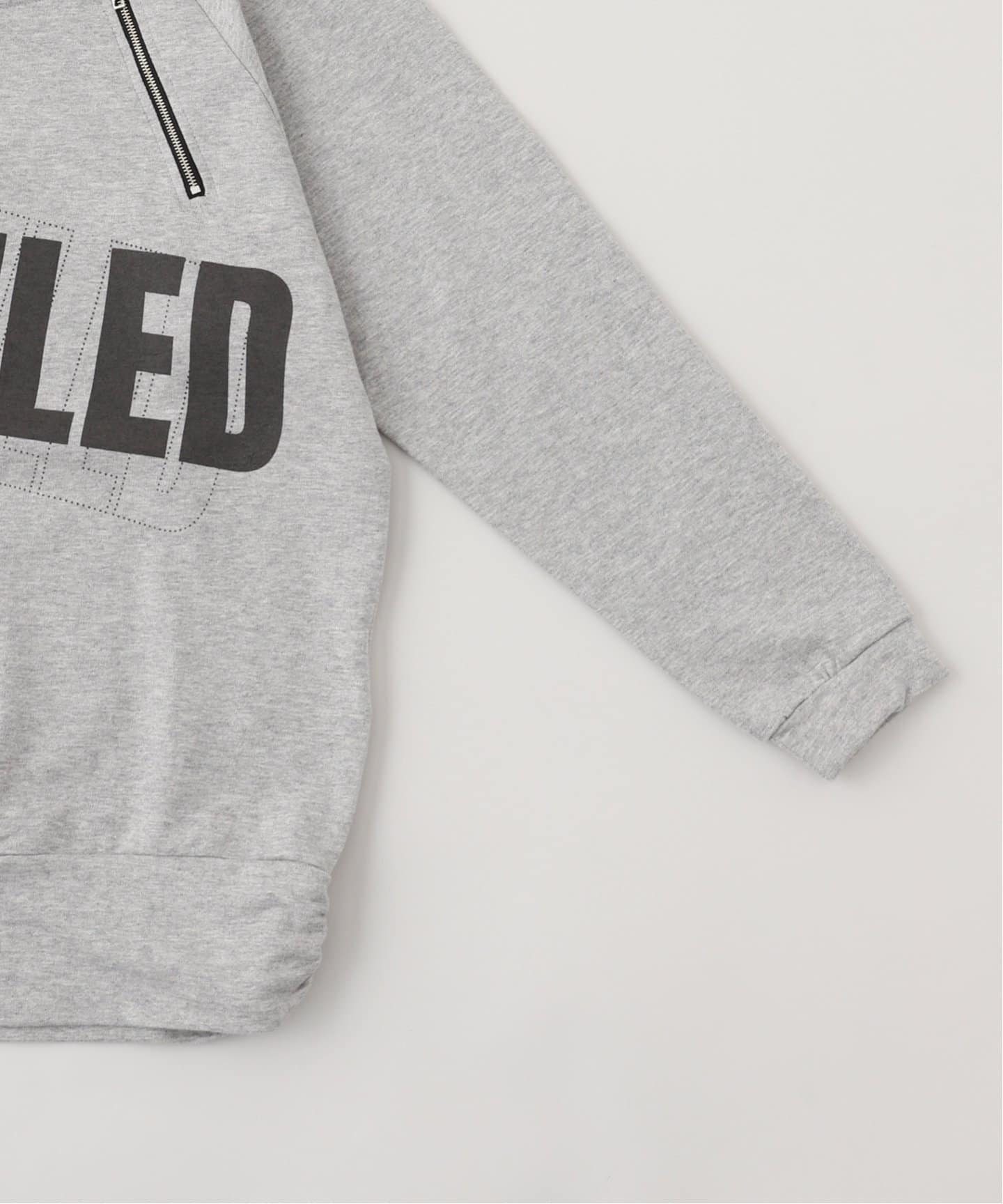 トレーナー スウェット 「Geek Office / ギークオフィス」JUST / ジャスト ZIPPER BOAT NECK SWEATSHIRT Geek Office / ギークオフィス】JUST / ジャスト ZIPPER BOAT
