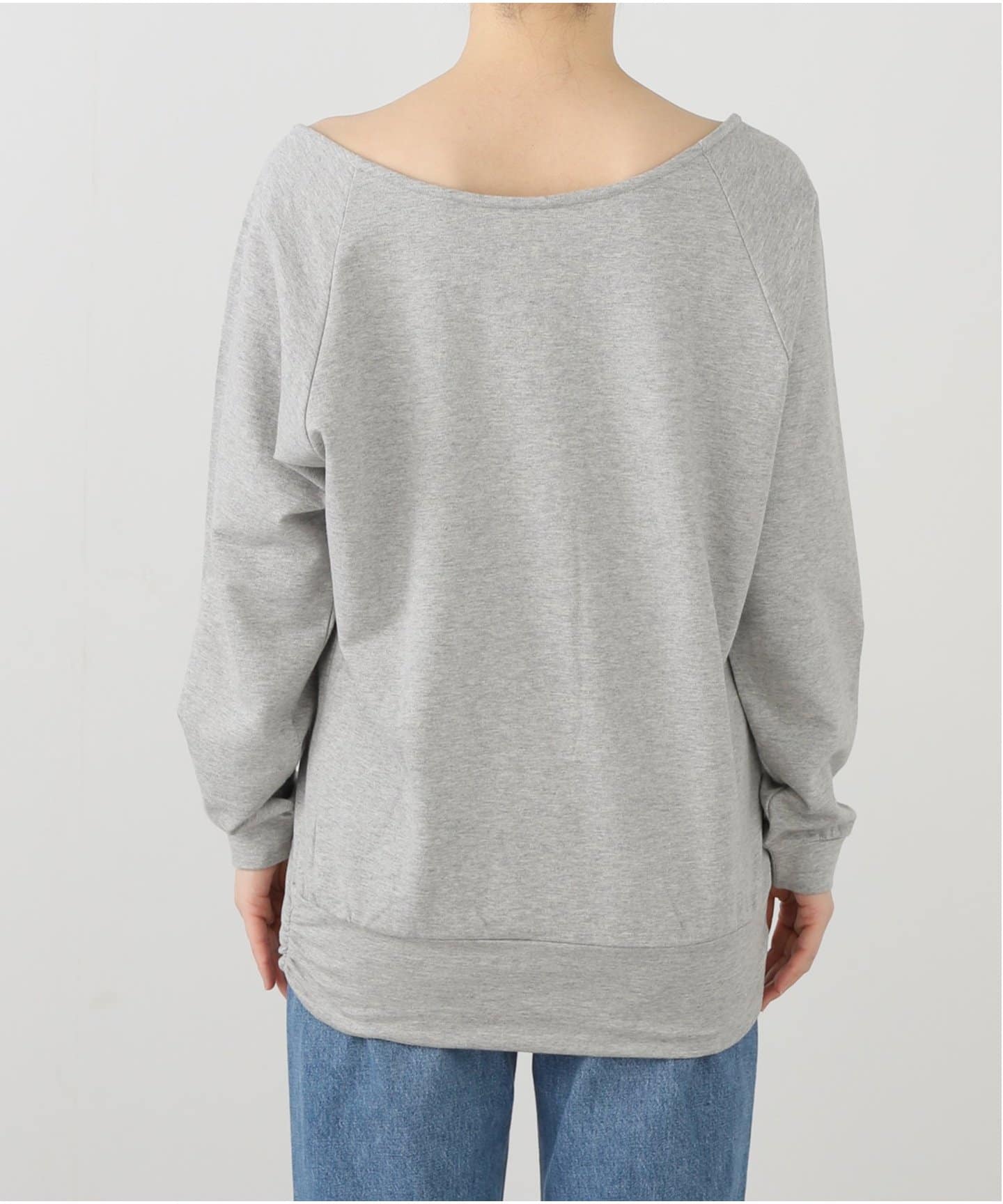 トレーナー スウェット 「Geek Office / ギークオフィス」JUST / ジャスト ZIPPER BOAT NECK SWEATSHIRT Geek Office / ギークオフィス】JUST / ジャスト ZIPPER BOAT
