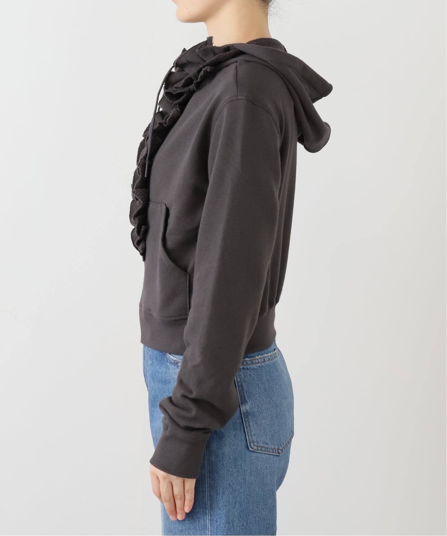 Geek Office / ギークオフィス】OPEN YY Knitted RUFFLE HOODIE