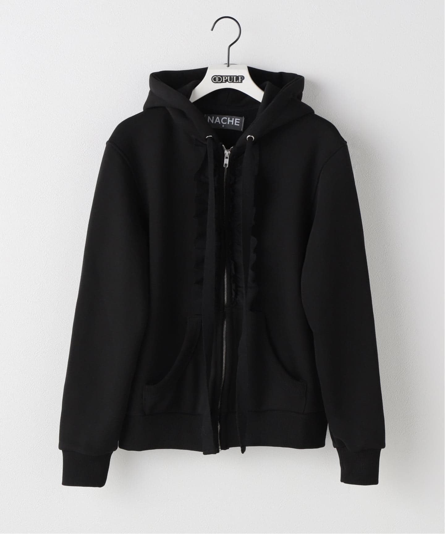 ナチェ NACHE ジップアップパーカー ショート丈 ナチェ NACHE ジップアップパーカー ショート丈 ナチェ NACHE ジップ