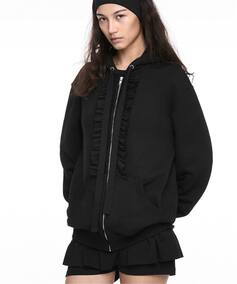 Geek Office / ギークオフィス】NACHE / ナチェ RUFFLE HOODIE ZIP-UP 