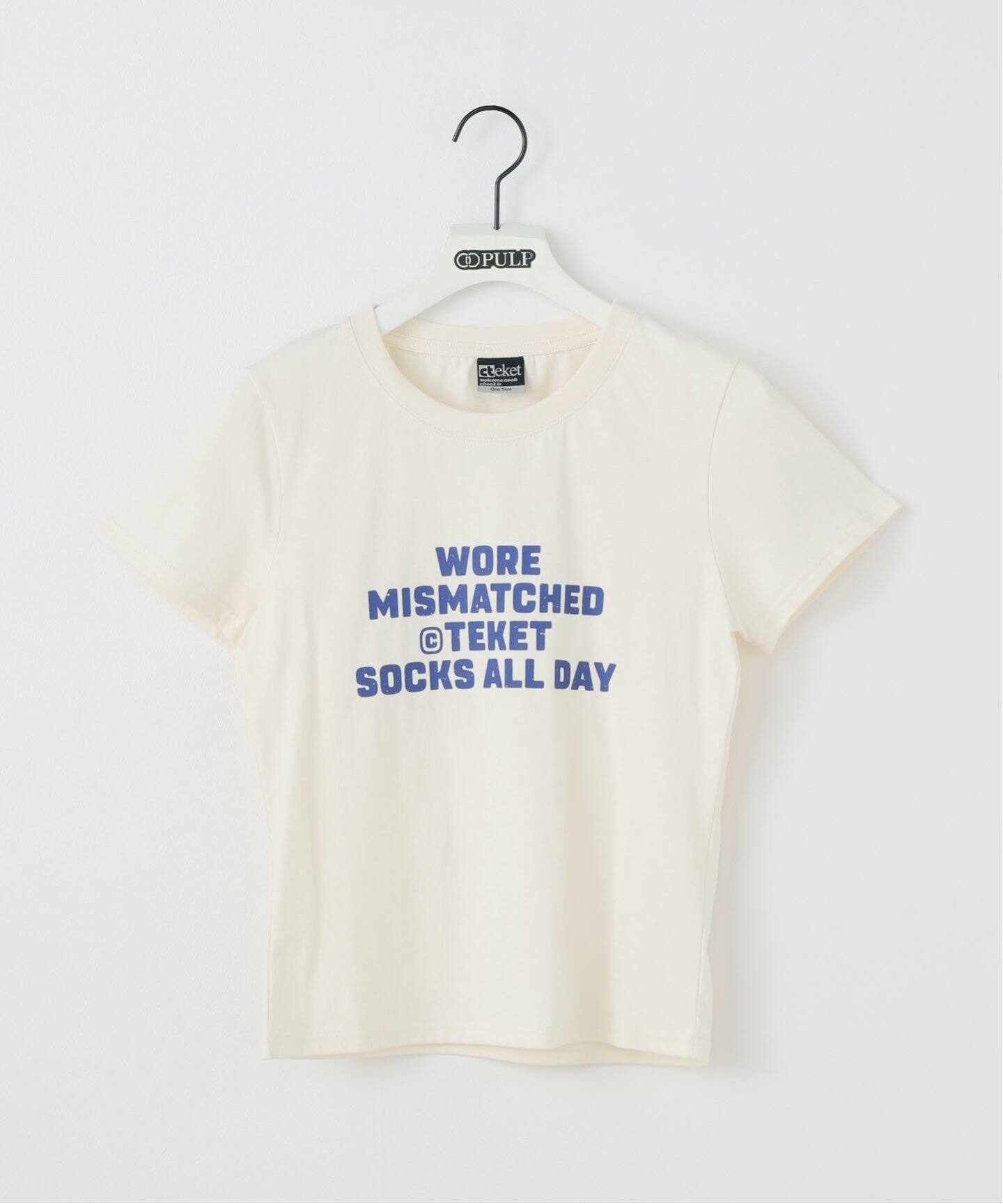 [Teket] Mismatch Tee /追跡付 Geek Office / ギークオフィス】TEKET / テケット Mismatch Tee