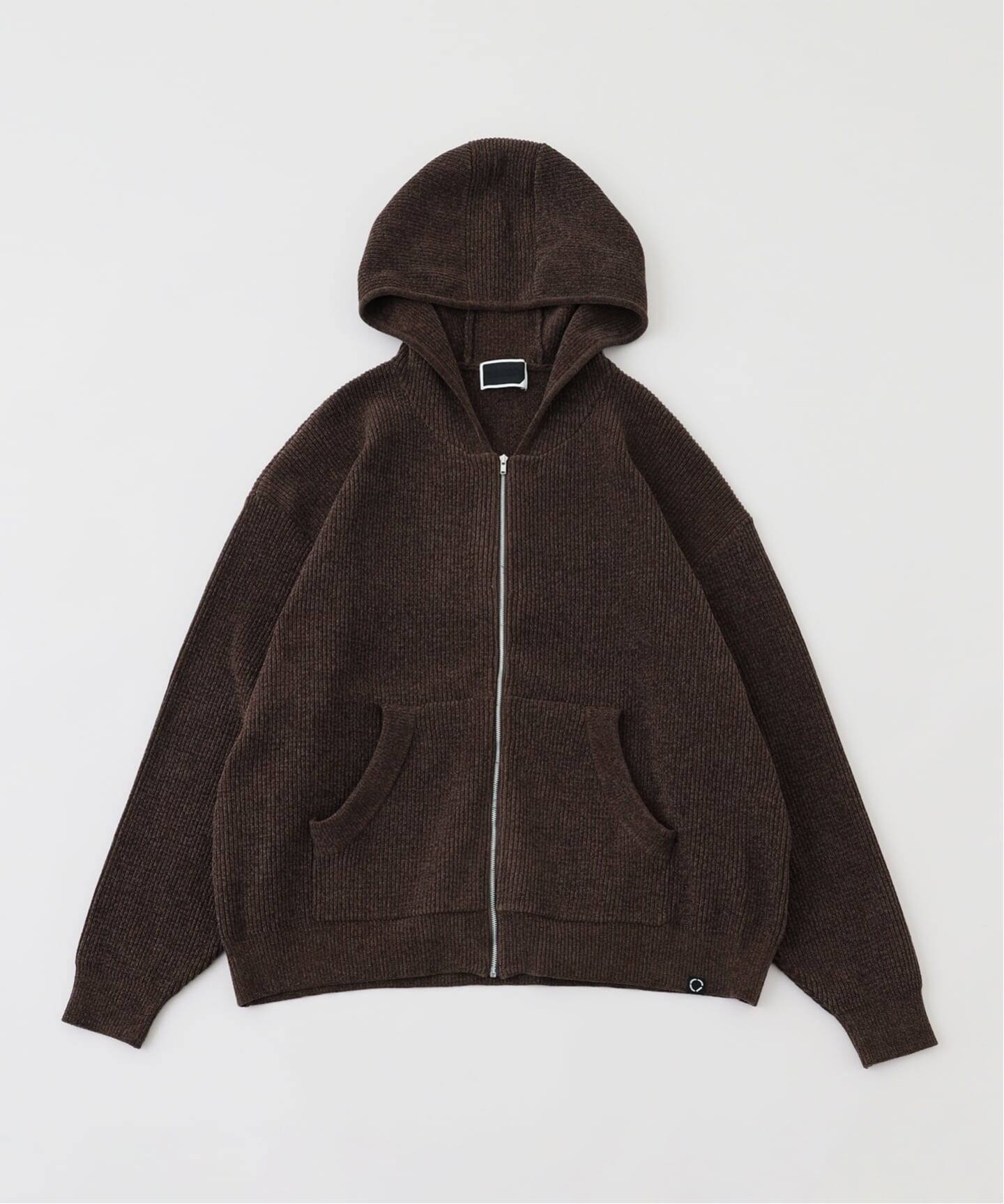 PHINGERIN / フィンガリン CORDY KNIT ZIP HOODIE（パーカー