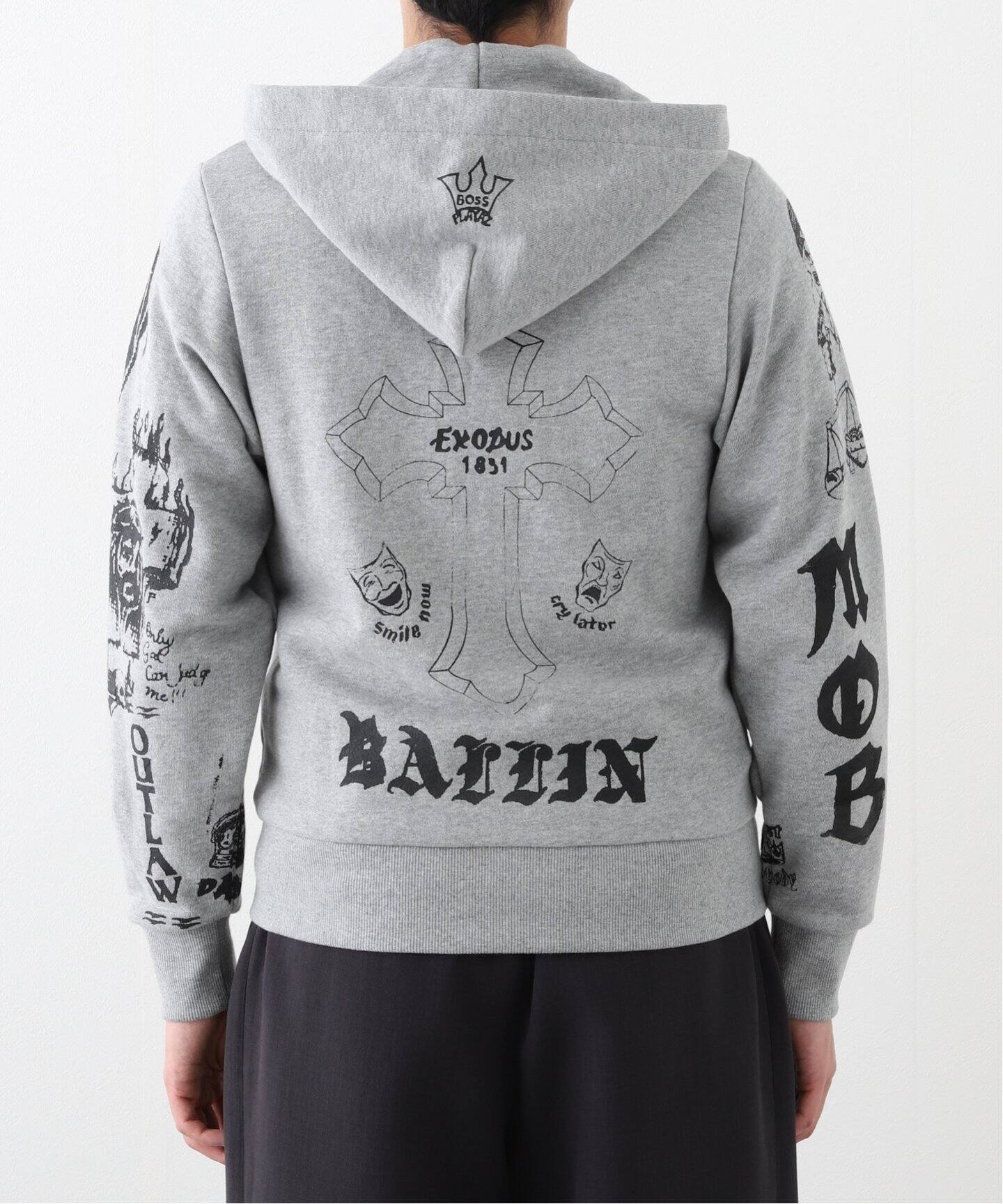 YUKI HASHIMOTO / ユウキハシモト HANDMADE 2PAC TATTOO HOOD 251-01 