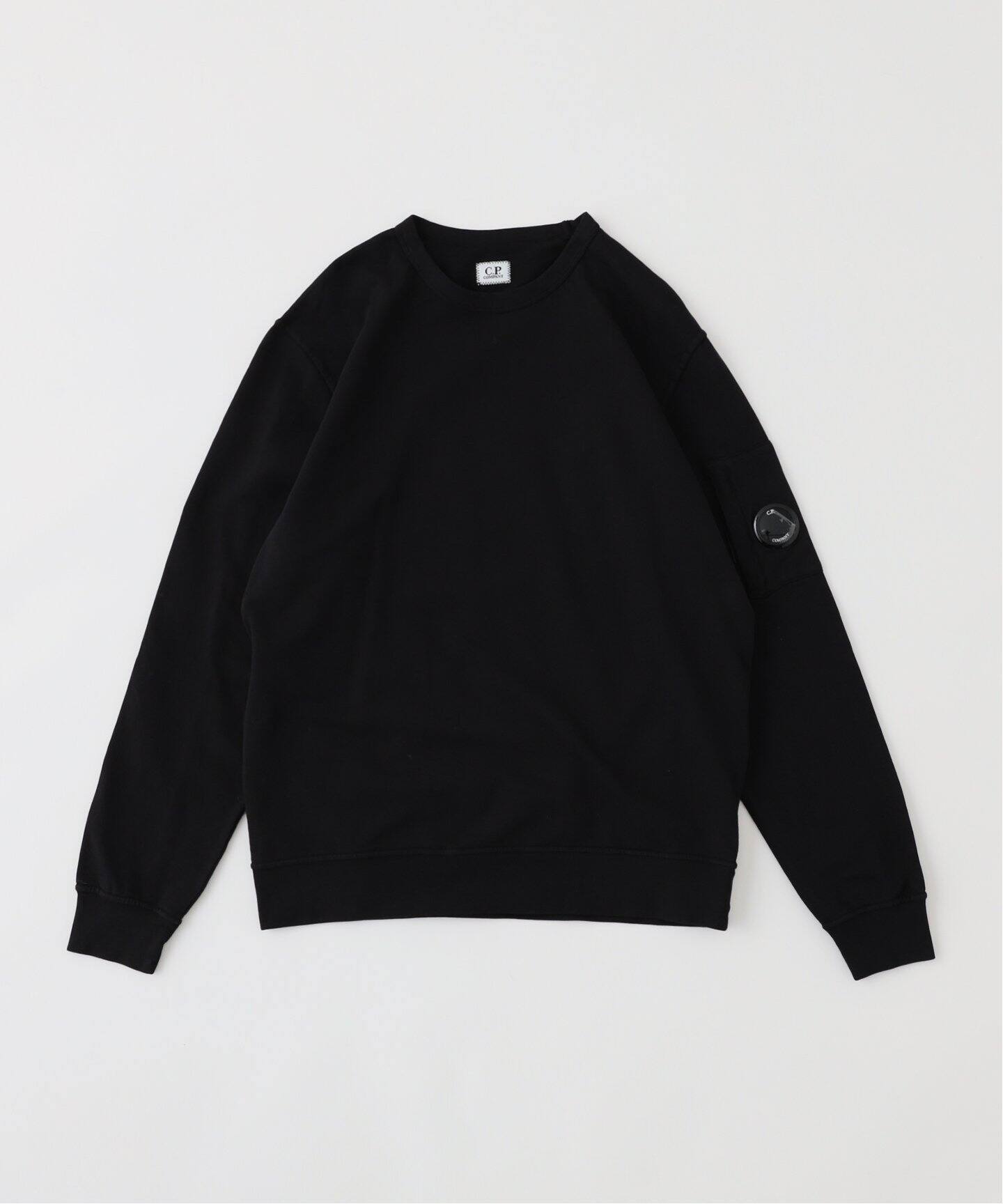 C.P. Company】ライト フリース クルーネック スウェット シャツ 