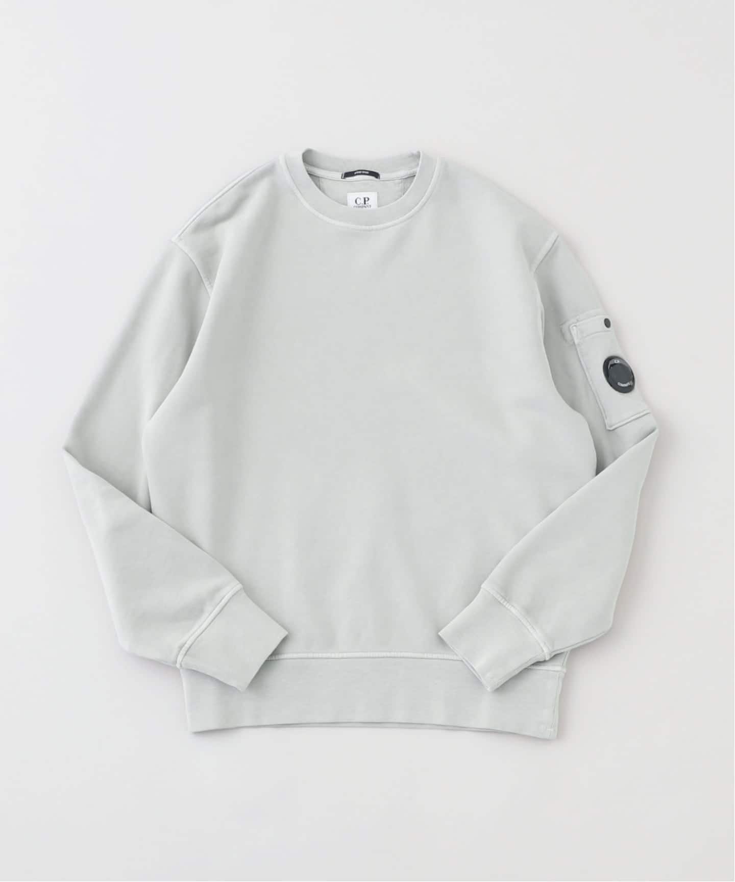 C.P. Company / シーピーカンパニー SWSHRT C NECK BRS EMZ DIAG