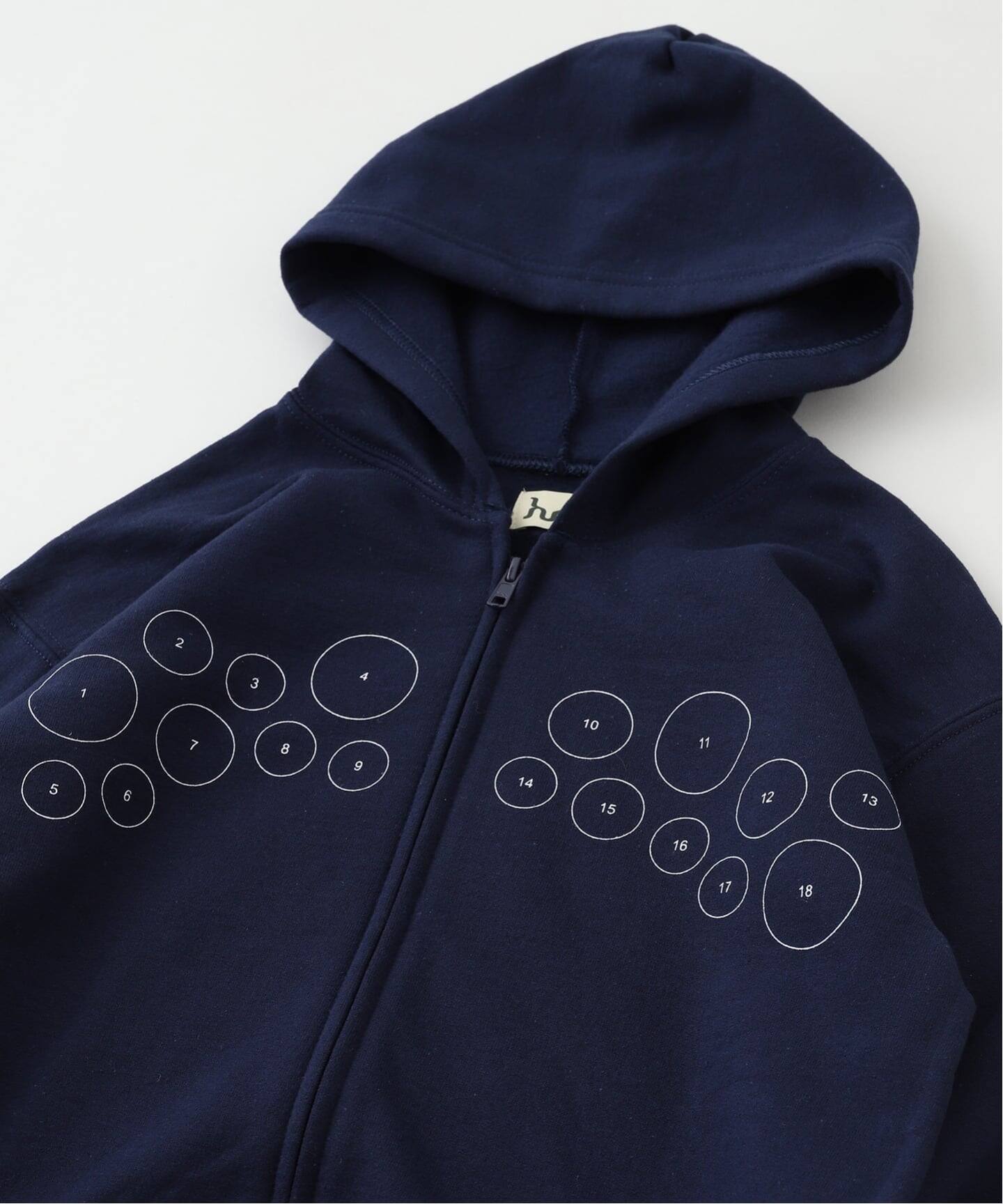 High Scream Center / ハイスクリームセンター COLLEGE LOGO ZIP