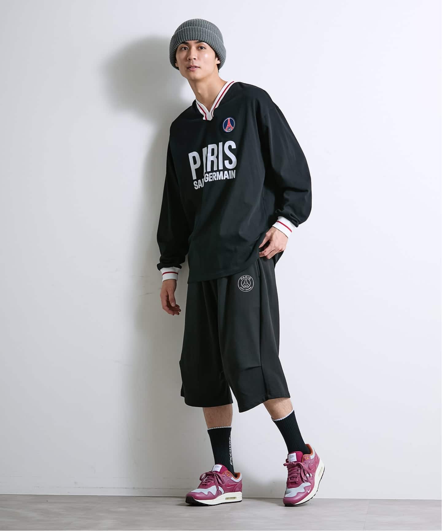 Paris Saint-Germain / パリ・サン＝ジェルマン】 JP RETRO L/S（T